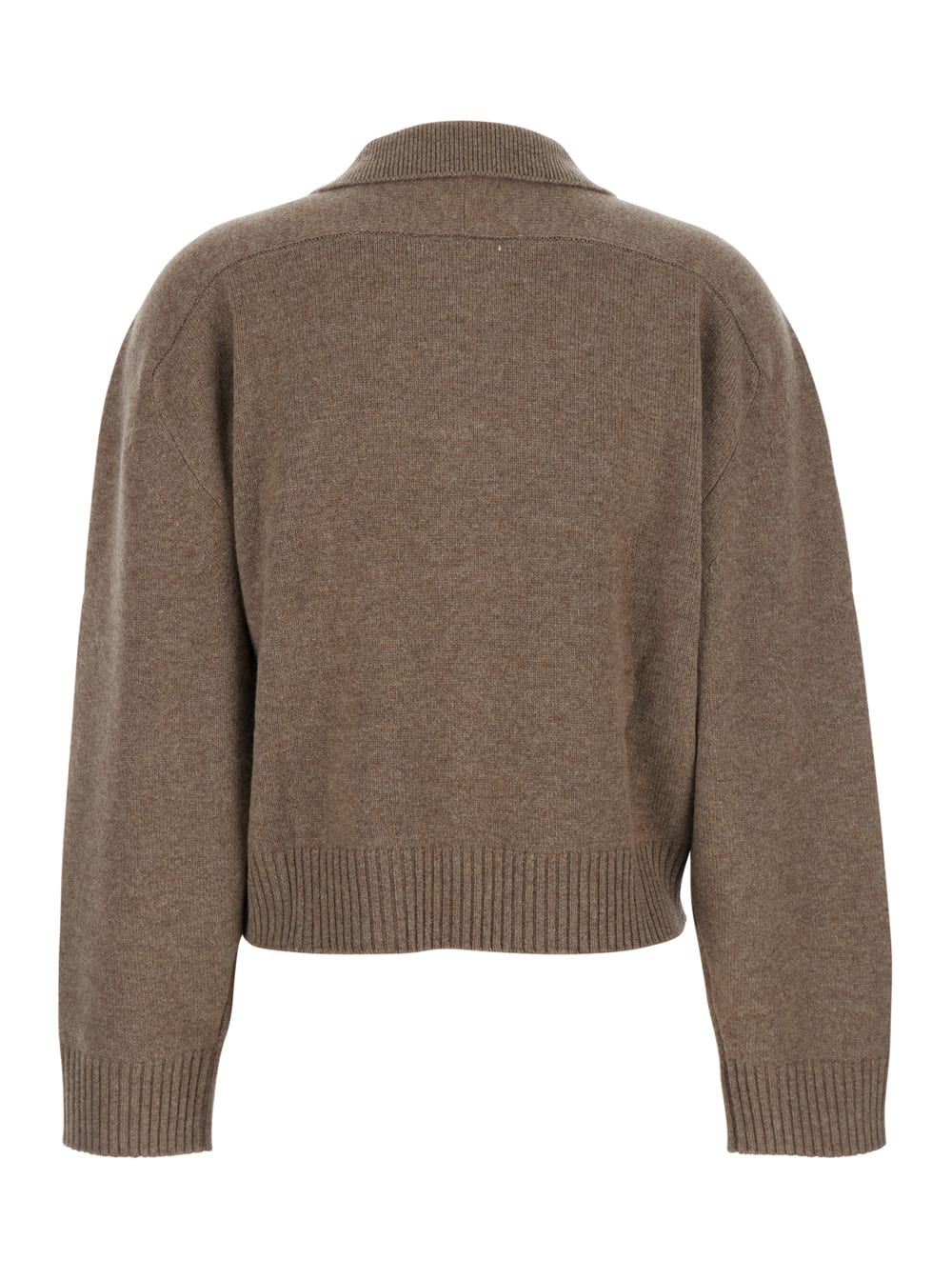 Loulou Studio Homere Lds Boxy Sweater In Brown