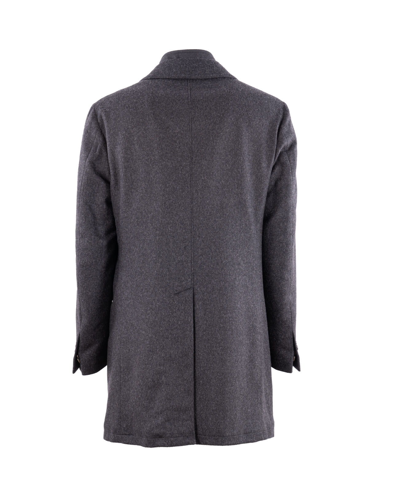 Shop Corneliani Coats Anthracite