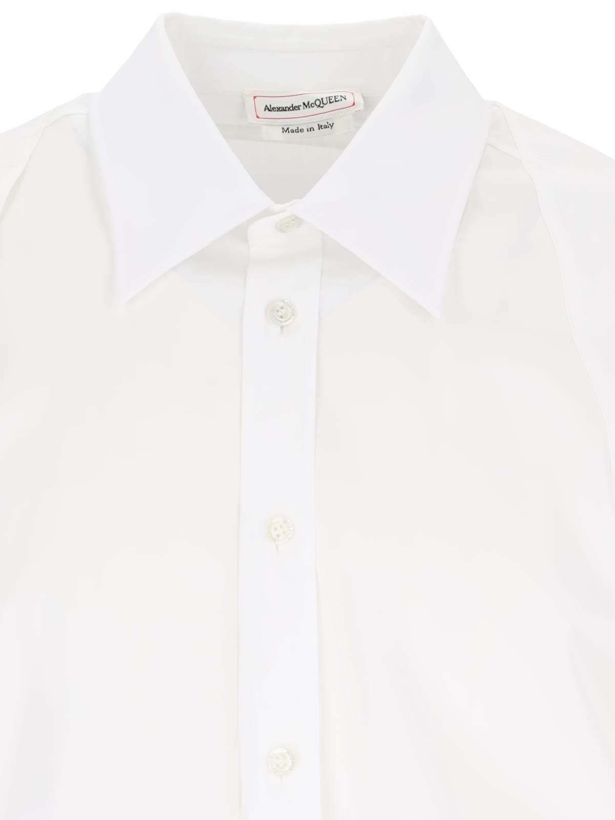 Shop Alexander Mcqueen Harness Shirt In White