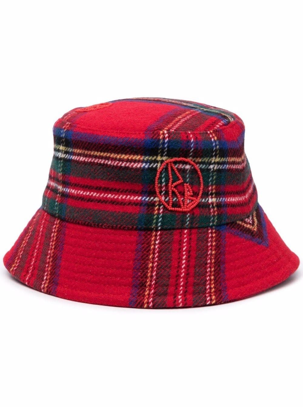 Ruslan Baginskiy Tartan Wool Bucket Hat
