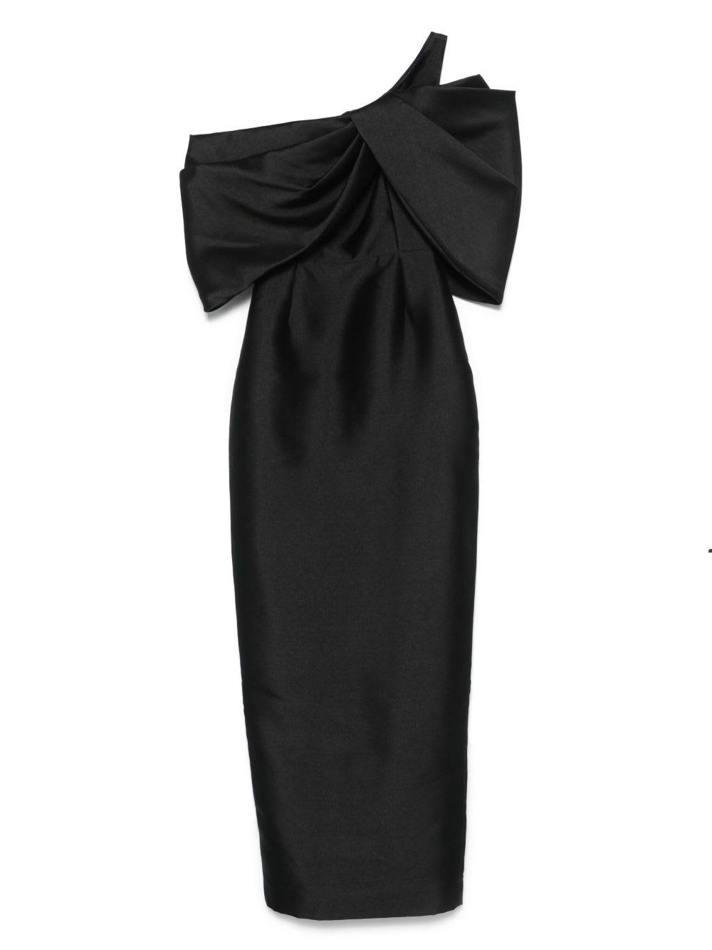 Solace London Davina Maxi Dress In Black