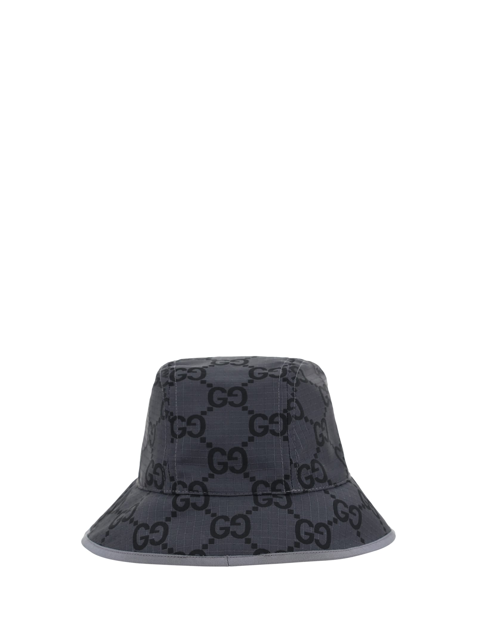Shop Gucci Bucket Hat In Grey