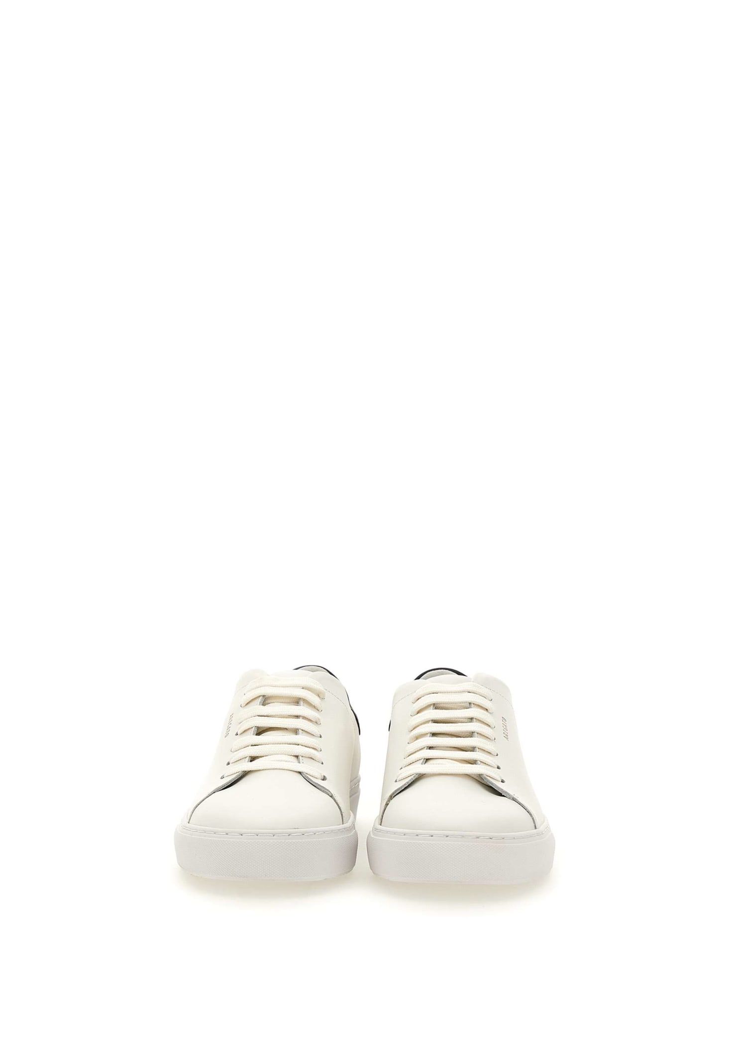 Shop Axel Arigato Clean 90 Contrast Leather Sneakers In White Black