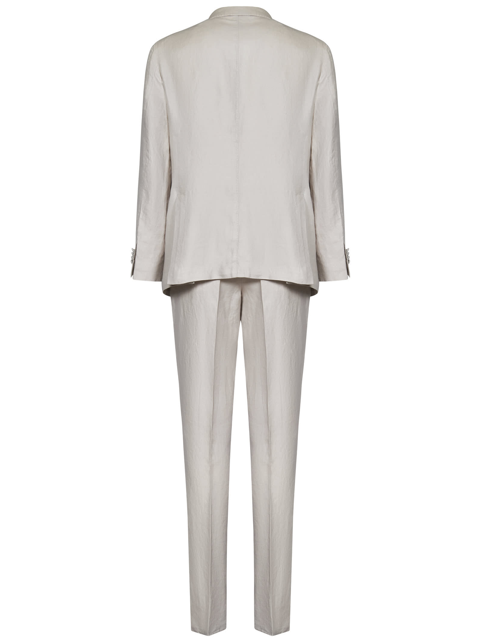 Shop Boglioli Suit In White