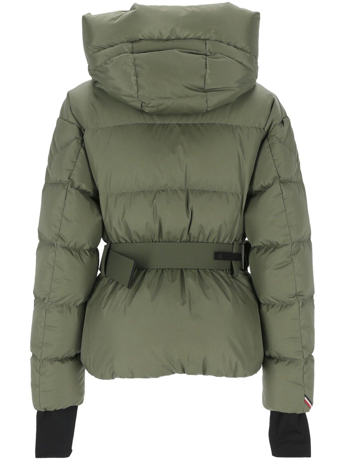 Shop Moncler Bouquetin Short Down Jacket In Low White