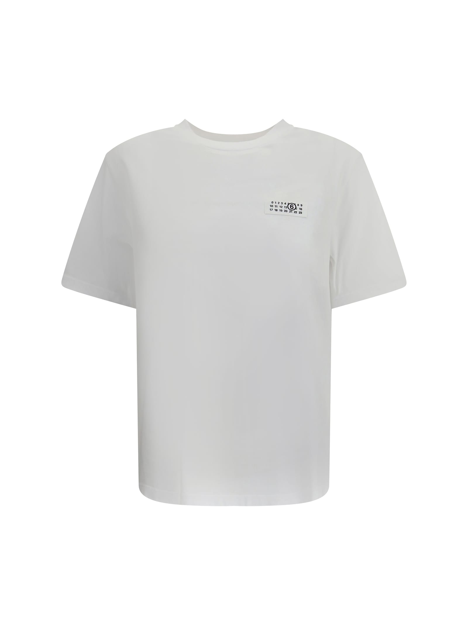 Mm6 Maison Margiela Cotton T-shirt In White