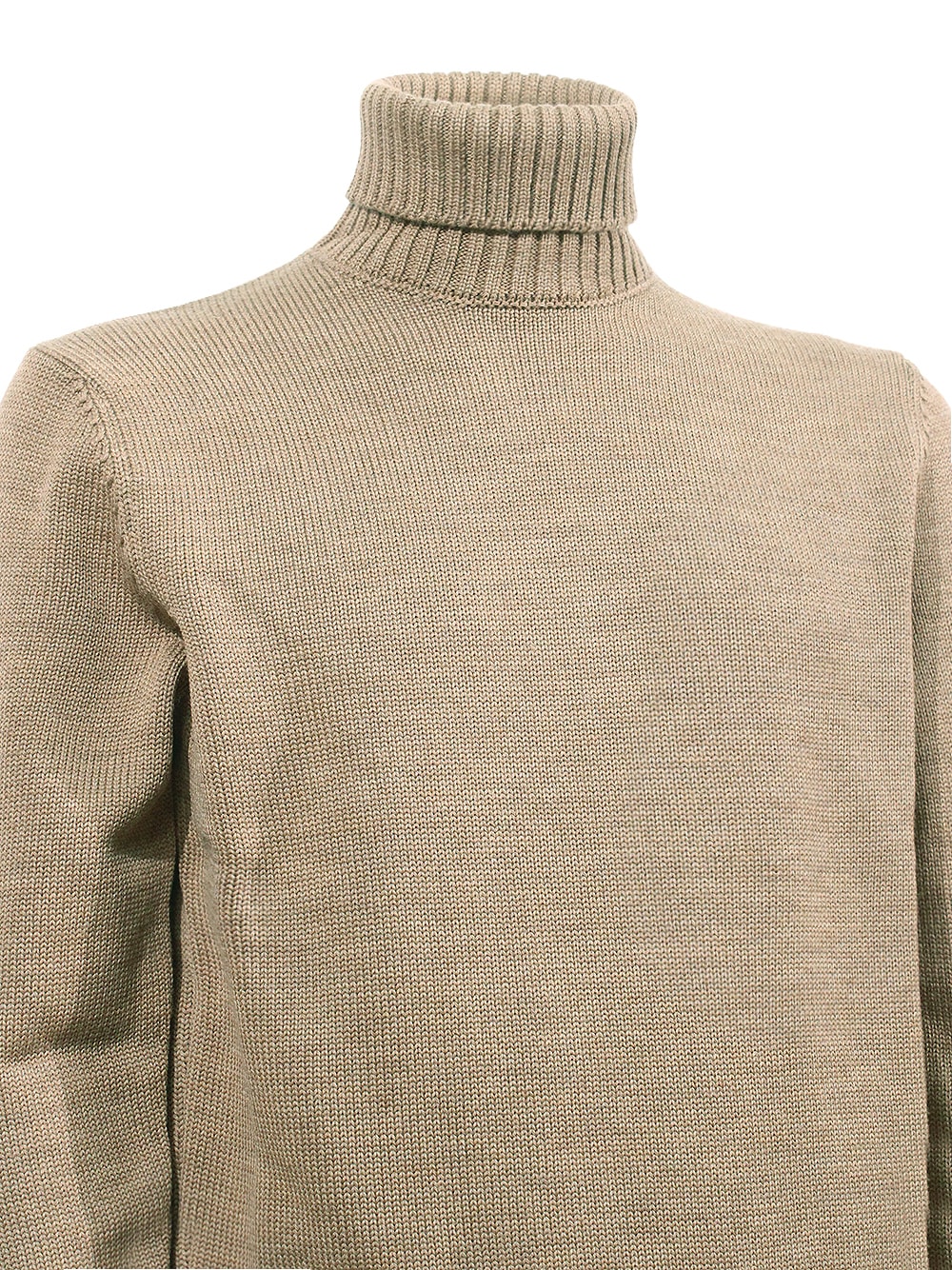 Shop Zanone Turtleneck In Camel