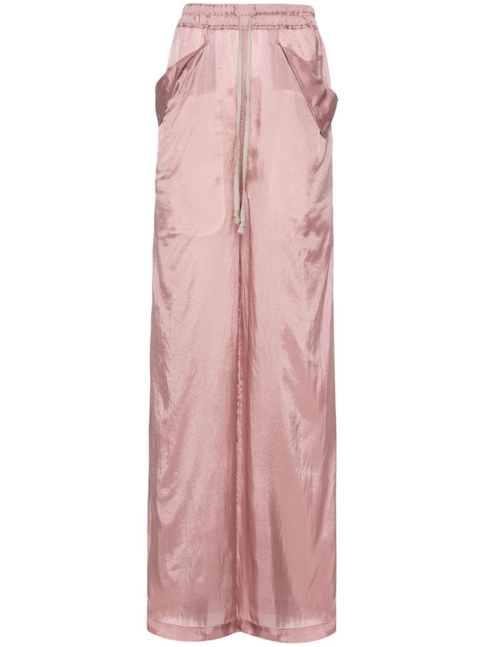 Shop Rick Owens Straight-leg Palazzo Pants In Pink