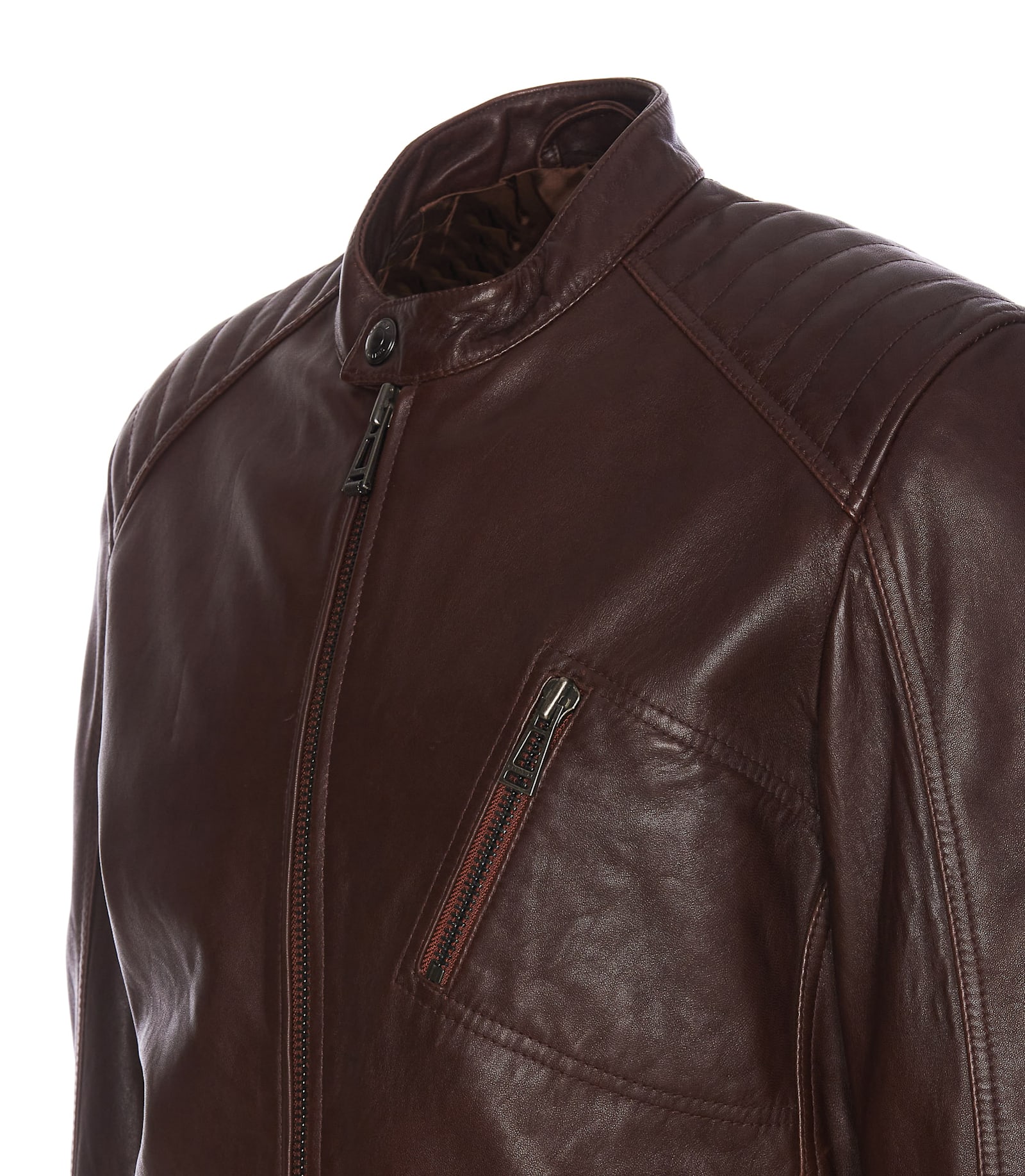 BELSTAFF V RACER LEATHER JACKET 