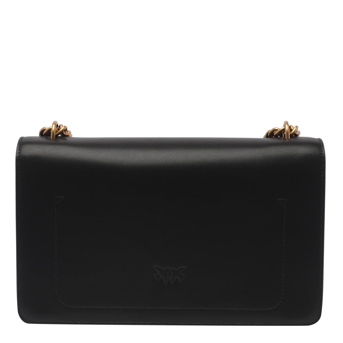 Shop Pinko Love One Classic Crossbody Bag In Q Nero