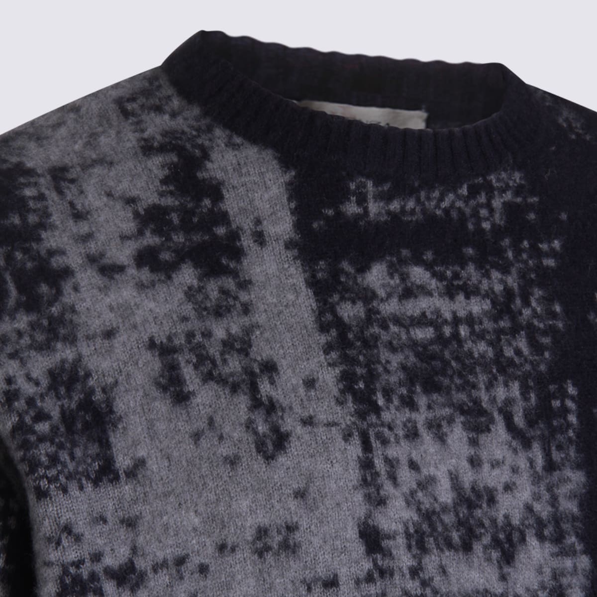 Piacenza Cashmere Blue Wool Knitwear In Multi