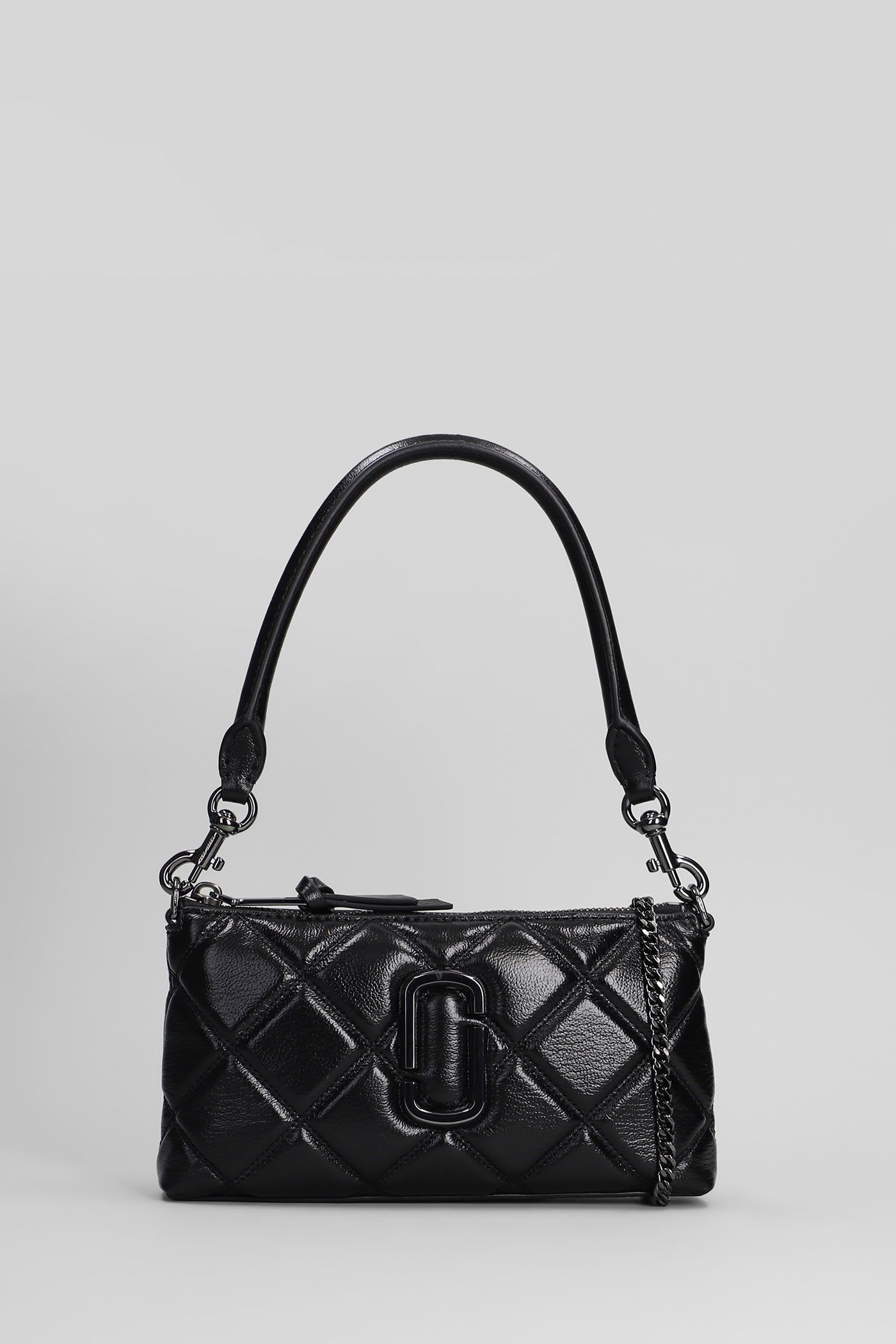 The Pochette Shoulder Bag In Black Leather