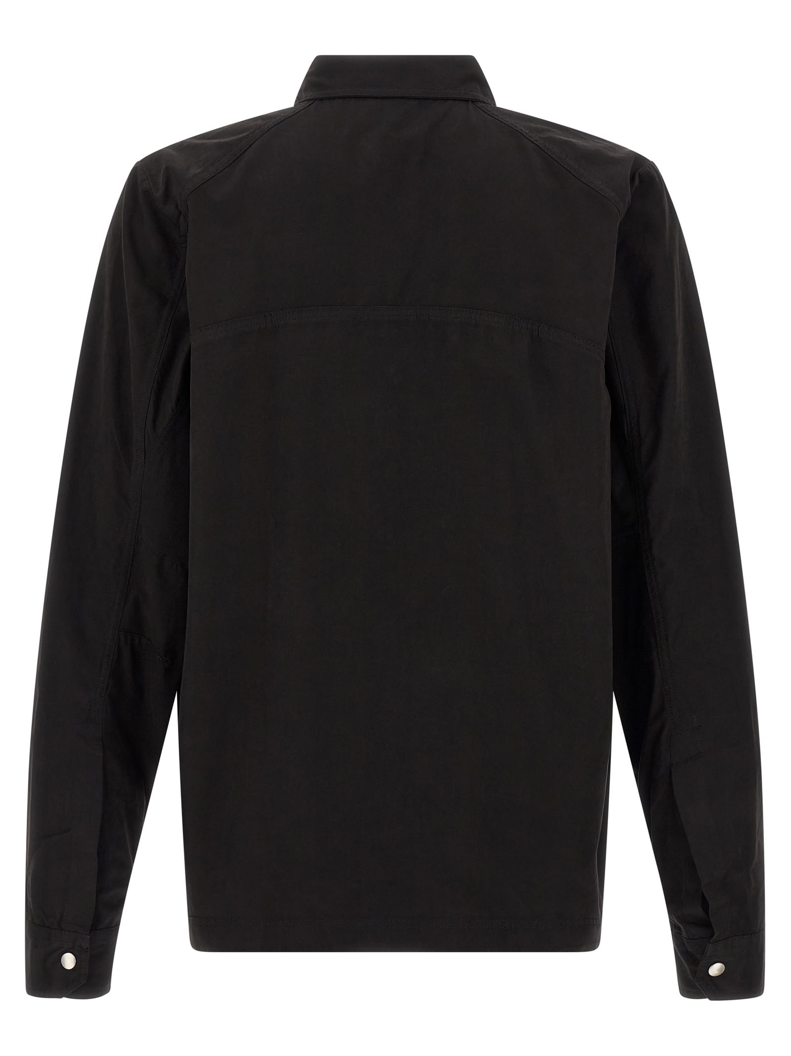 Thom Krom Snap-button Pocket Shirt In Blue