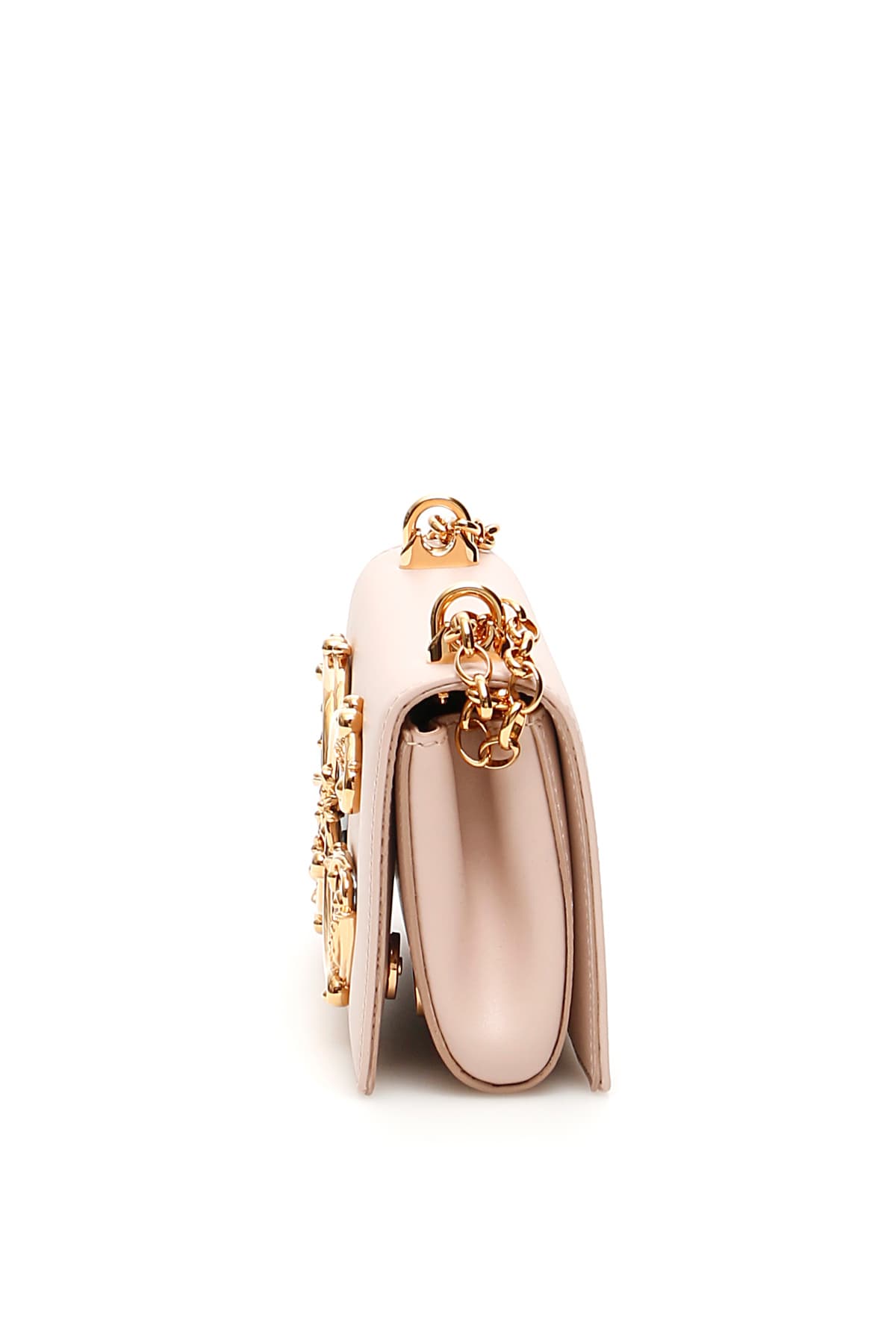 Dolce & Gabbana Barocco Dg Girl Mini Bag In Cipria 1 (pink)