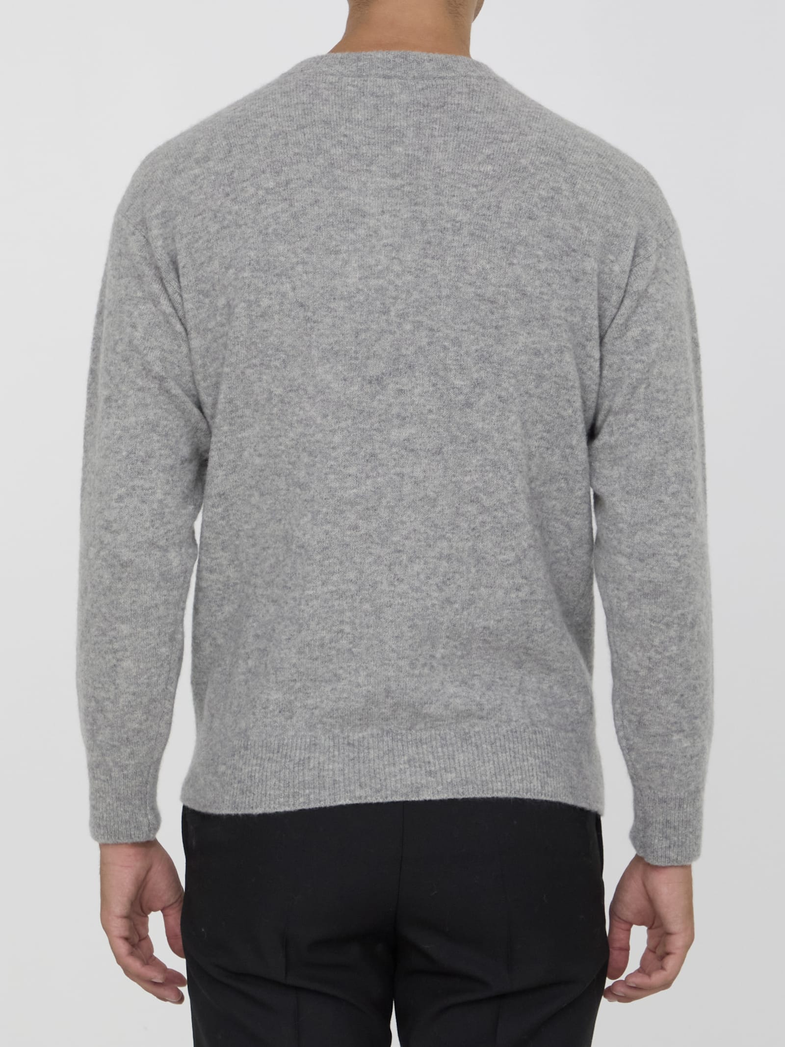 Shop Roberto Collina Cashmere Sweater In Grey