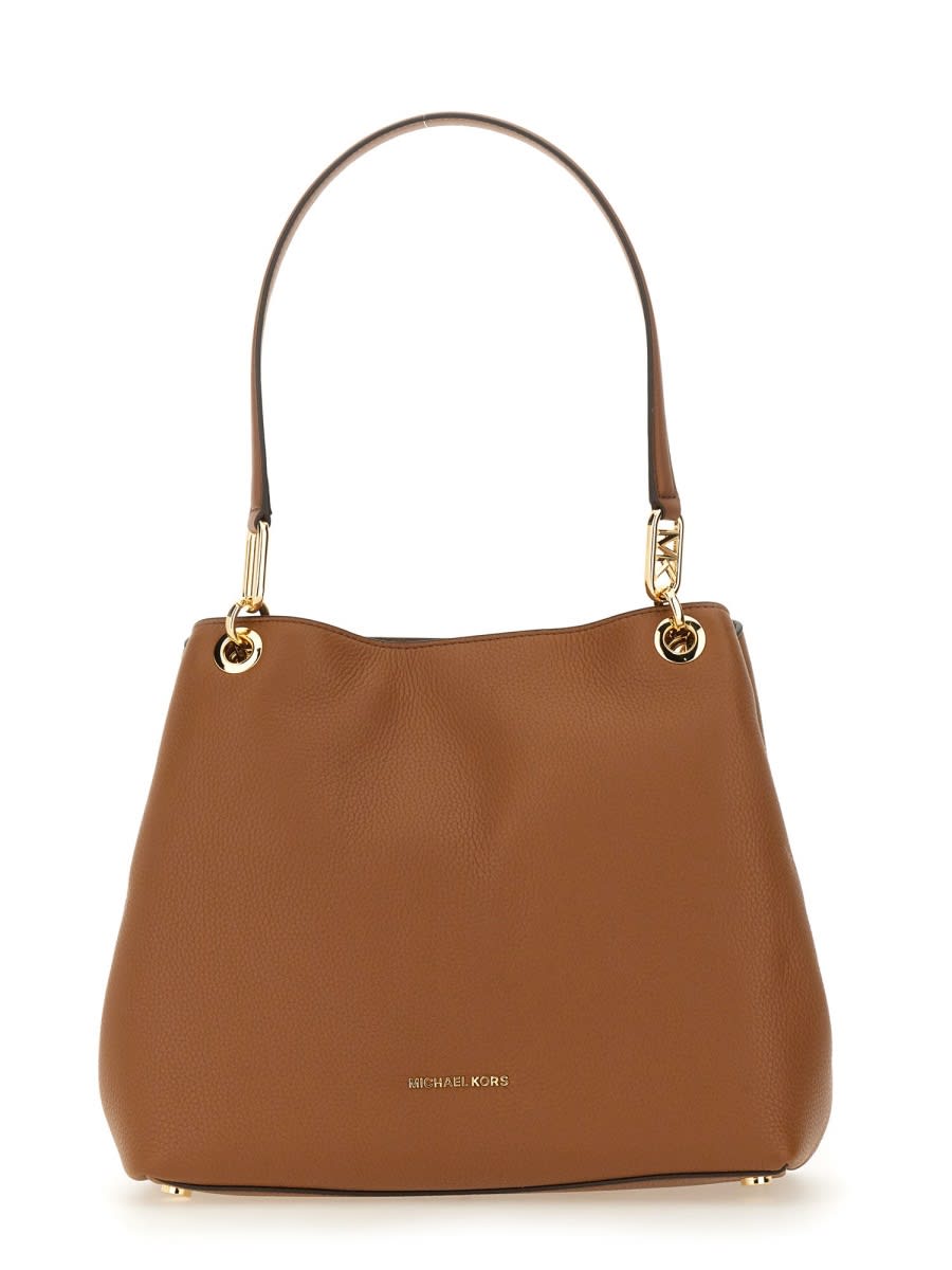 Shop Michael Kors Kensington Tote Bag In Buff