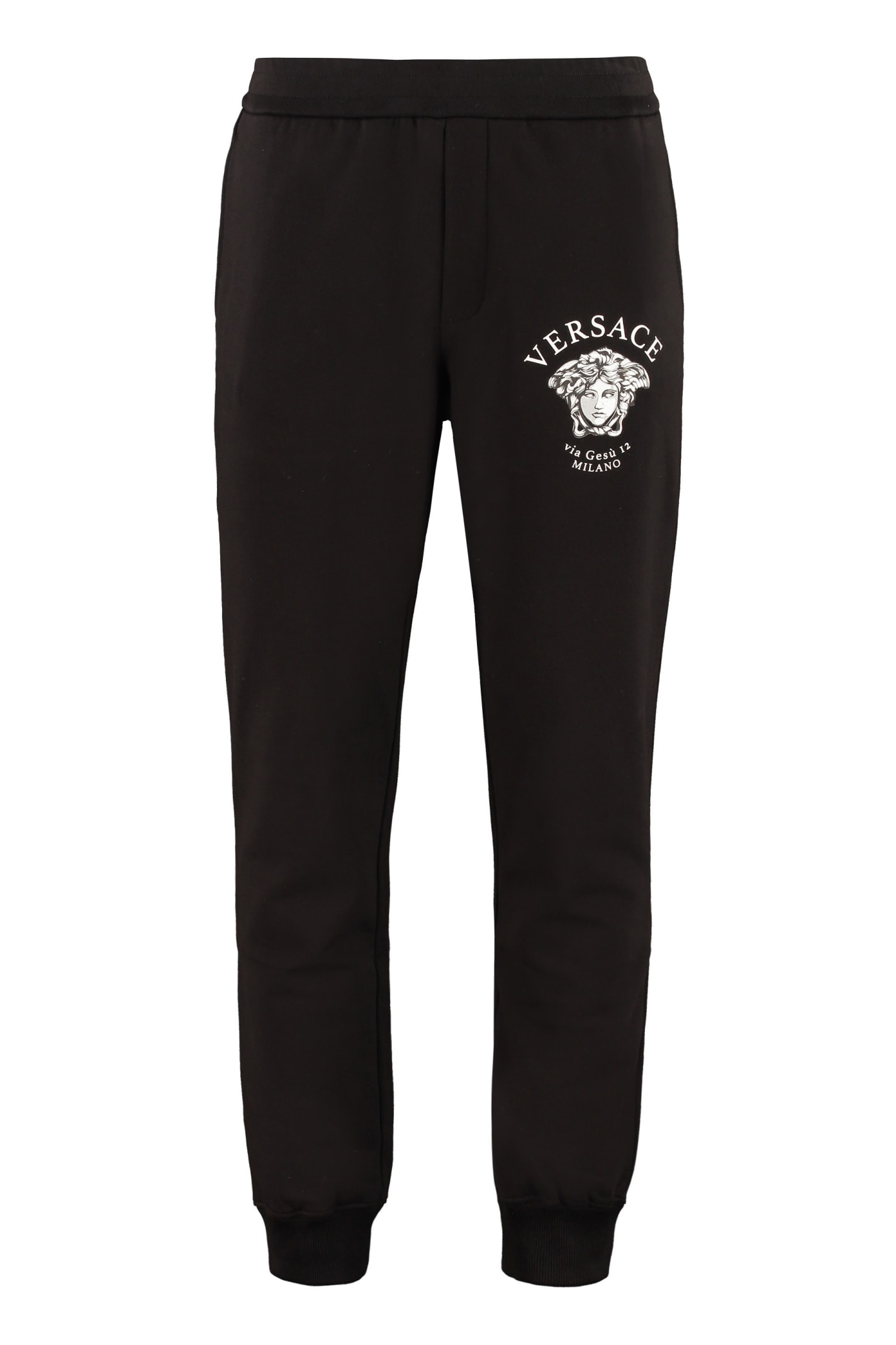 Click to view more detailed imagery on our partner's website Versace Cotton Track-pants In Black