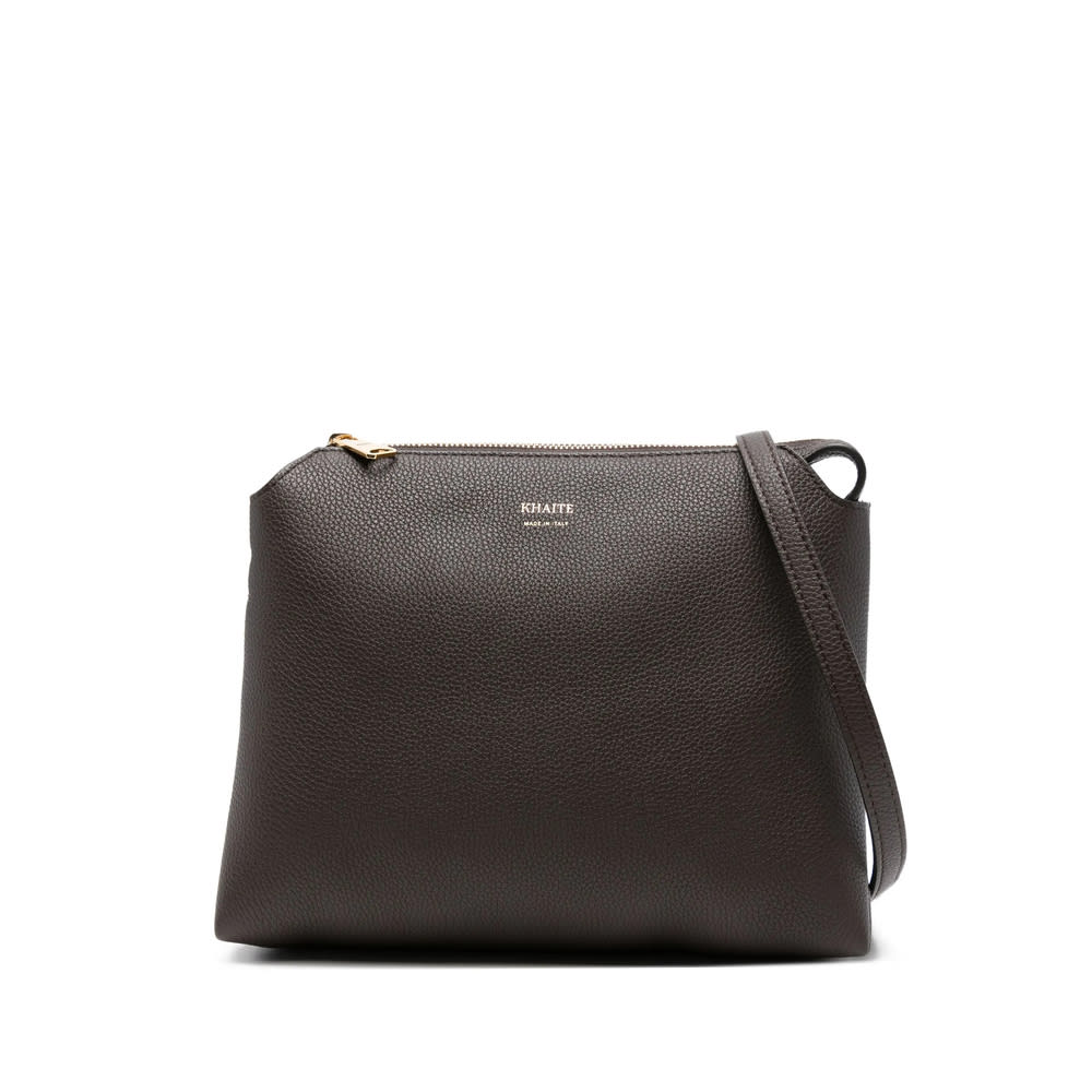 Khaite Leather Shoulder Bags In Brown