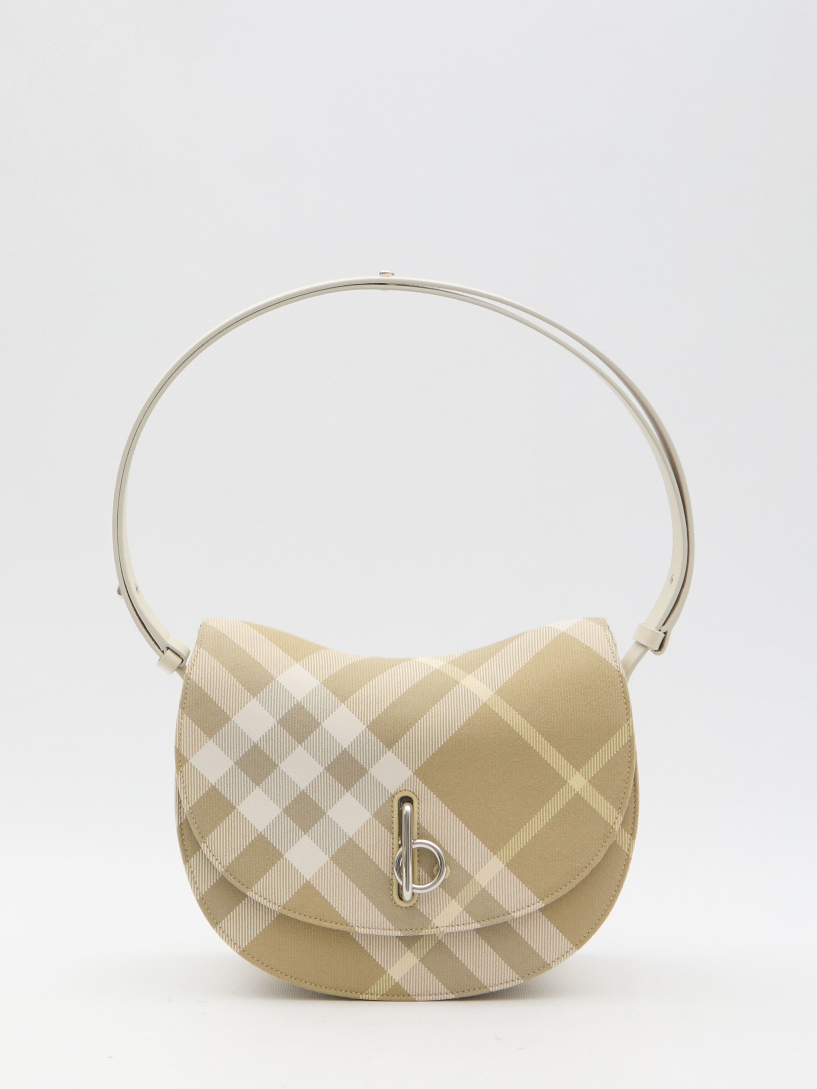 Burberry Beige Rocking Horse Medium Shoulder Bag In Beige