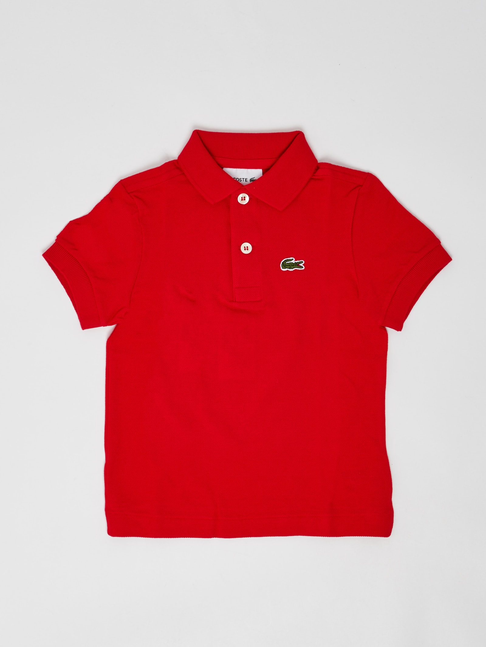 Baby Boys Short Sleeve Pique Polo Shirt In Red | ModeSens