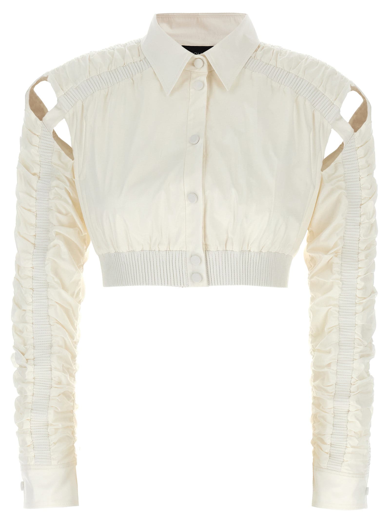 Cropped Cut-out Jacket