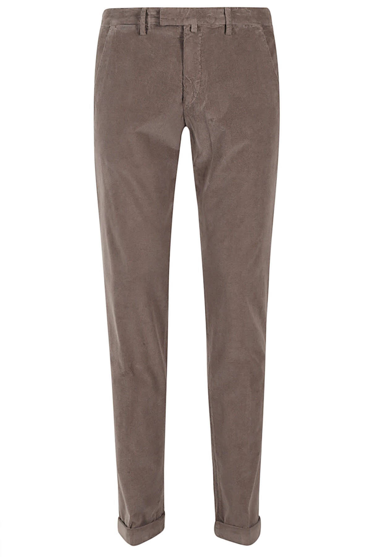 Briglia 1949 Pantalone V Piatto Tricotina Lyocell In Tortora