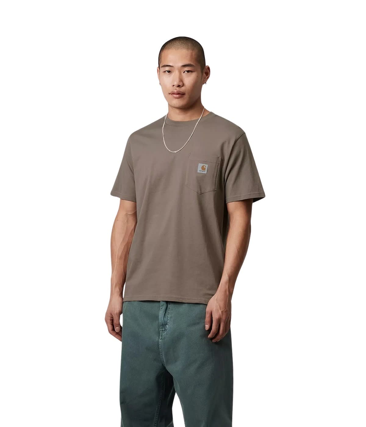 Carhartt Man T-shirt Khaki Size Xl Cotton