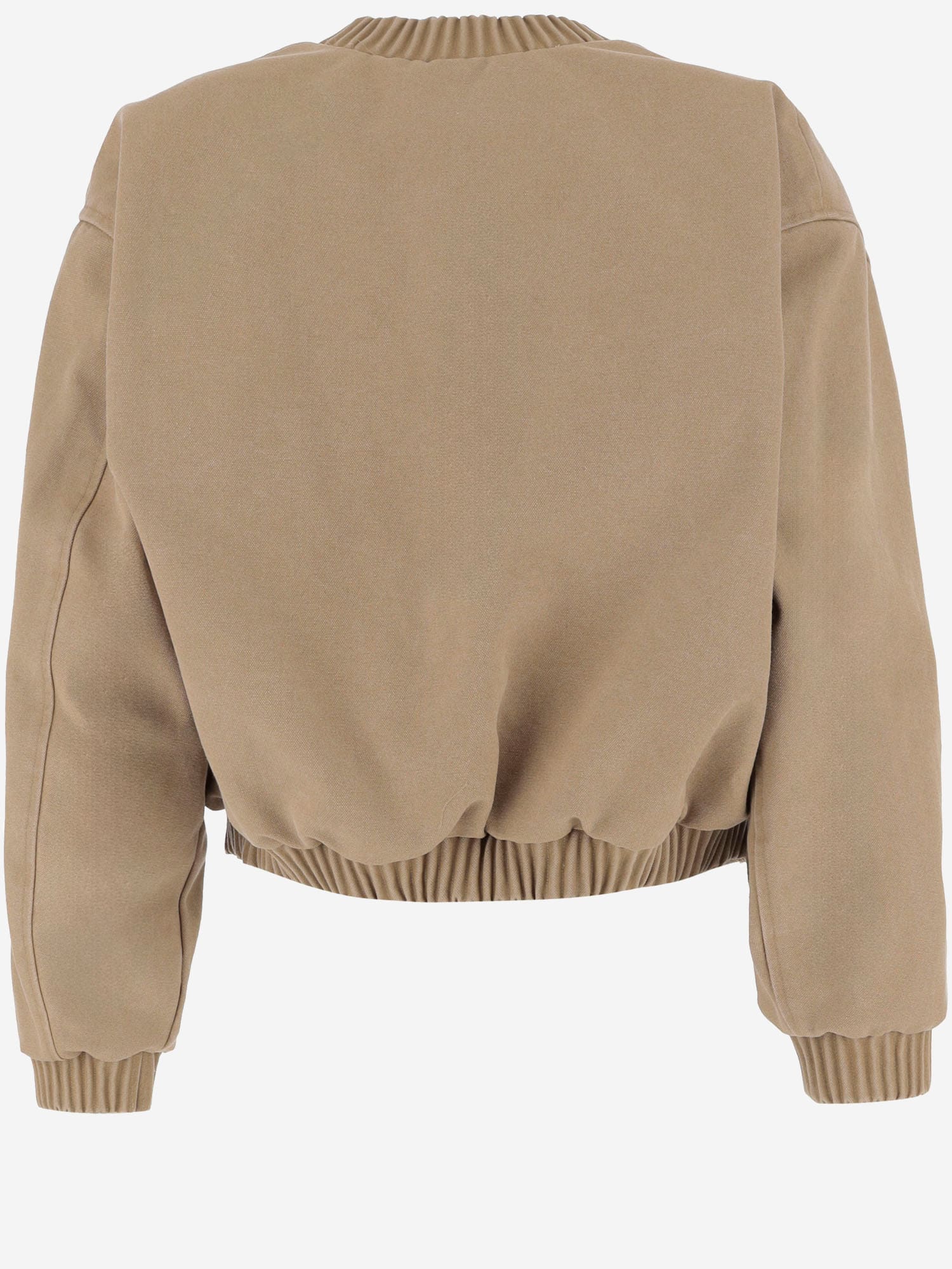 We11 Done We11done Logo Embroidered Jacket In Brown