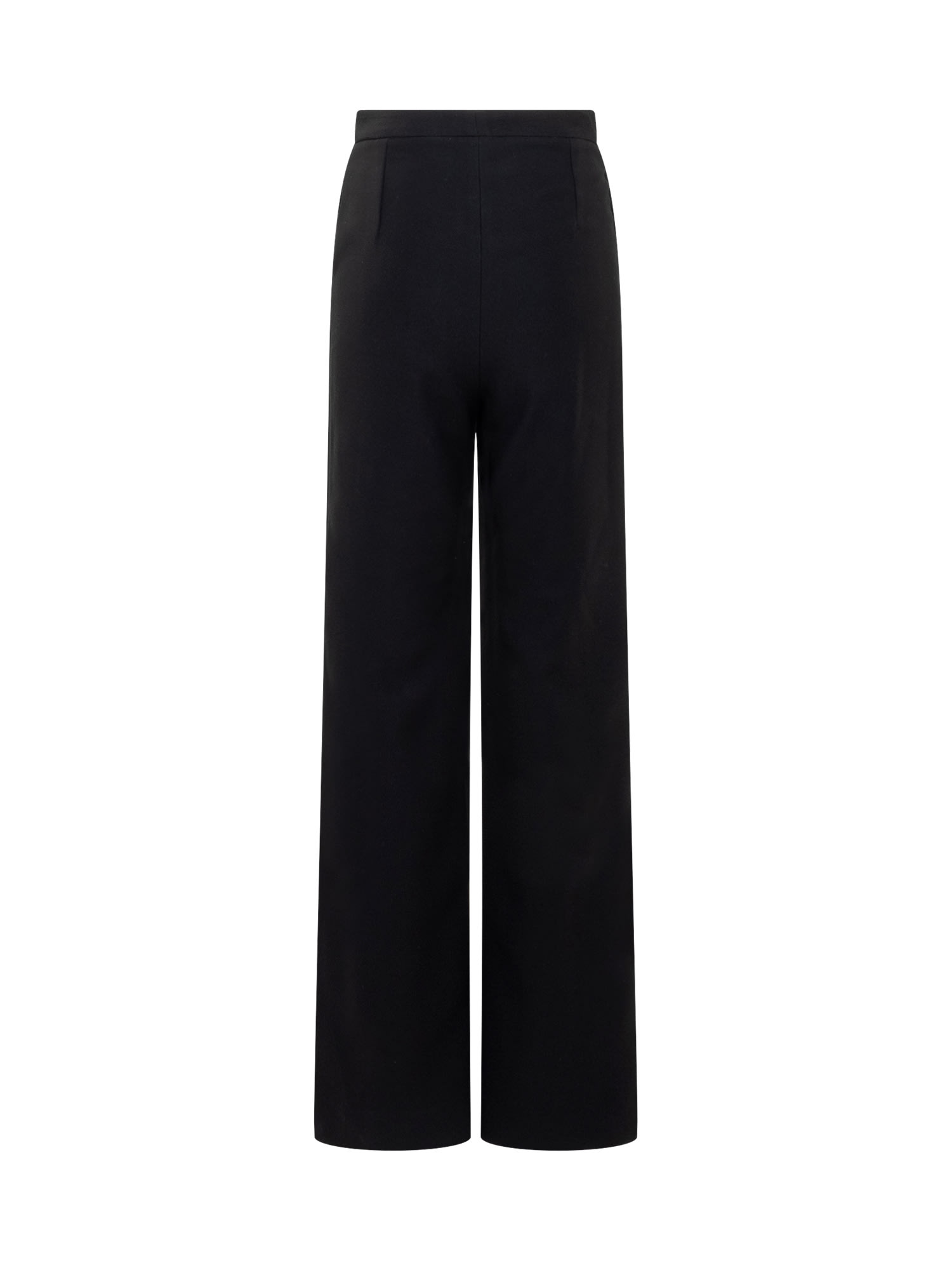 Shop Monot Tailored Trousers In Black