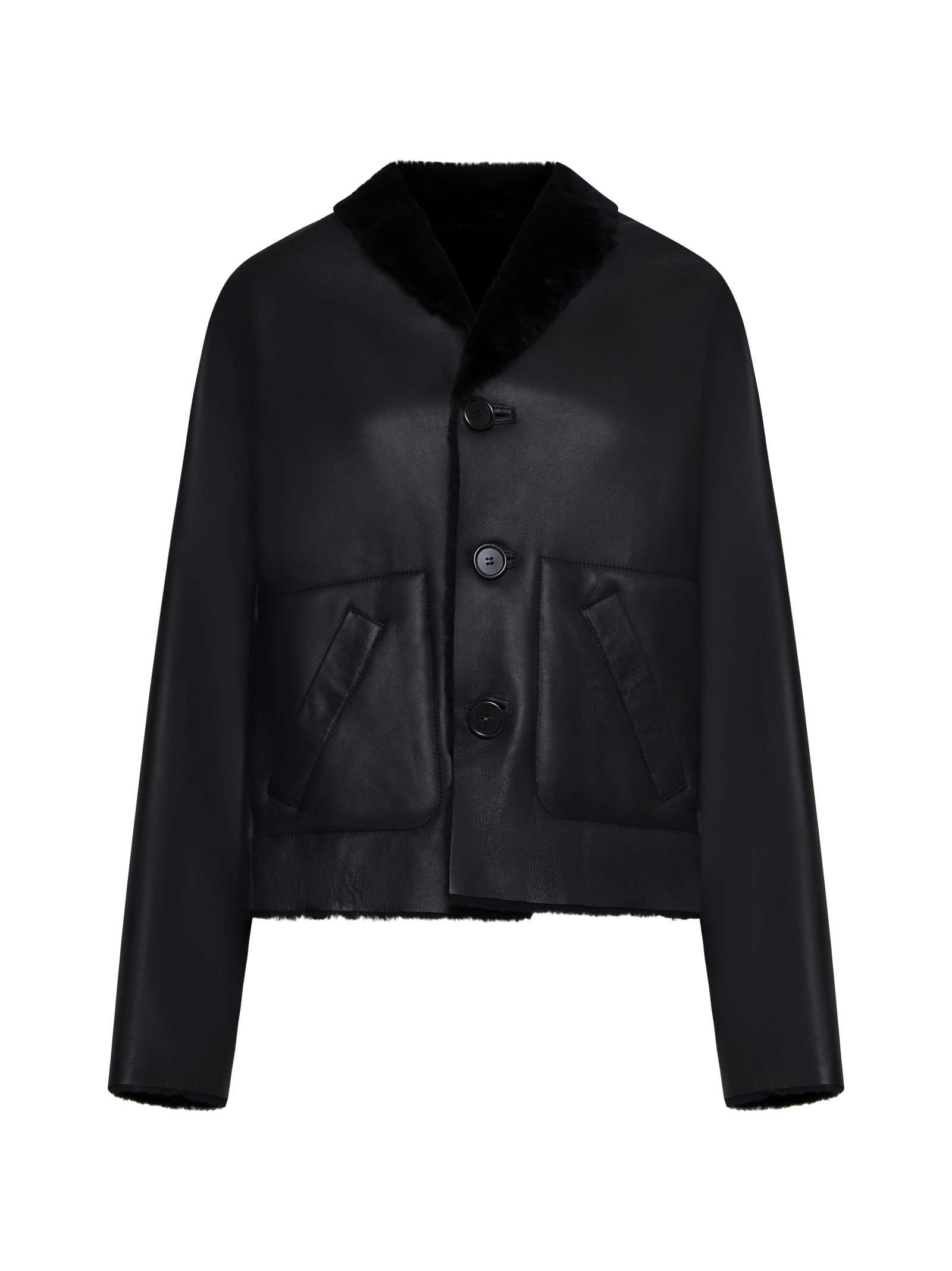 Shop Marni Jacket In Black