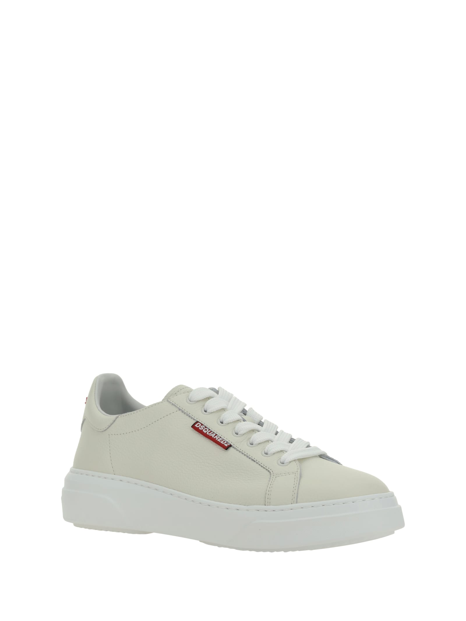 Shop Dsquared2 Sneakers In Cream