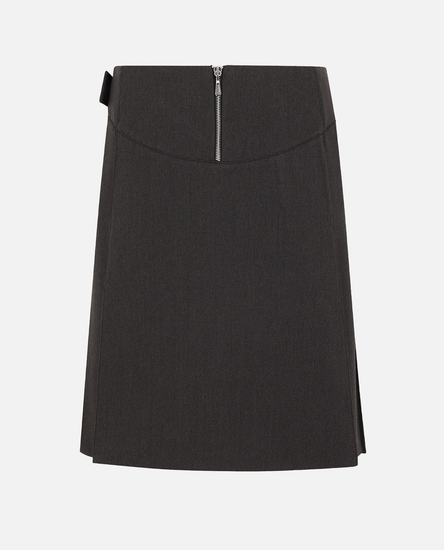 Rabanne Belt Zip Skirt In Black