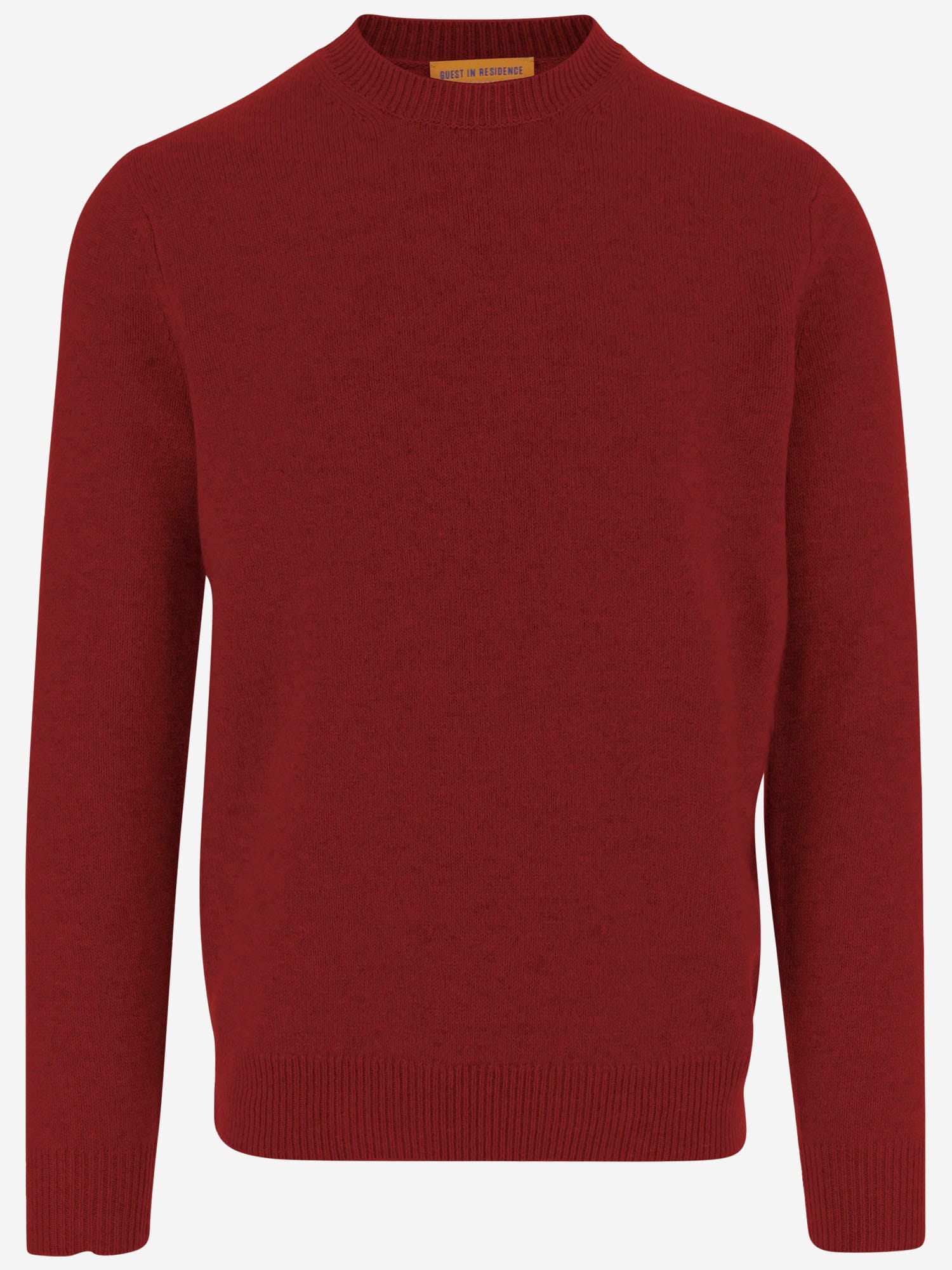 Guest In Residence Allday Crew Cashmere Sweater In Red