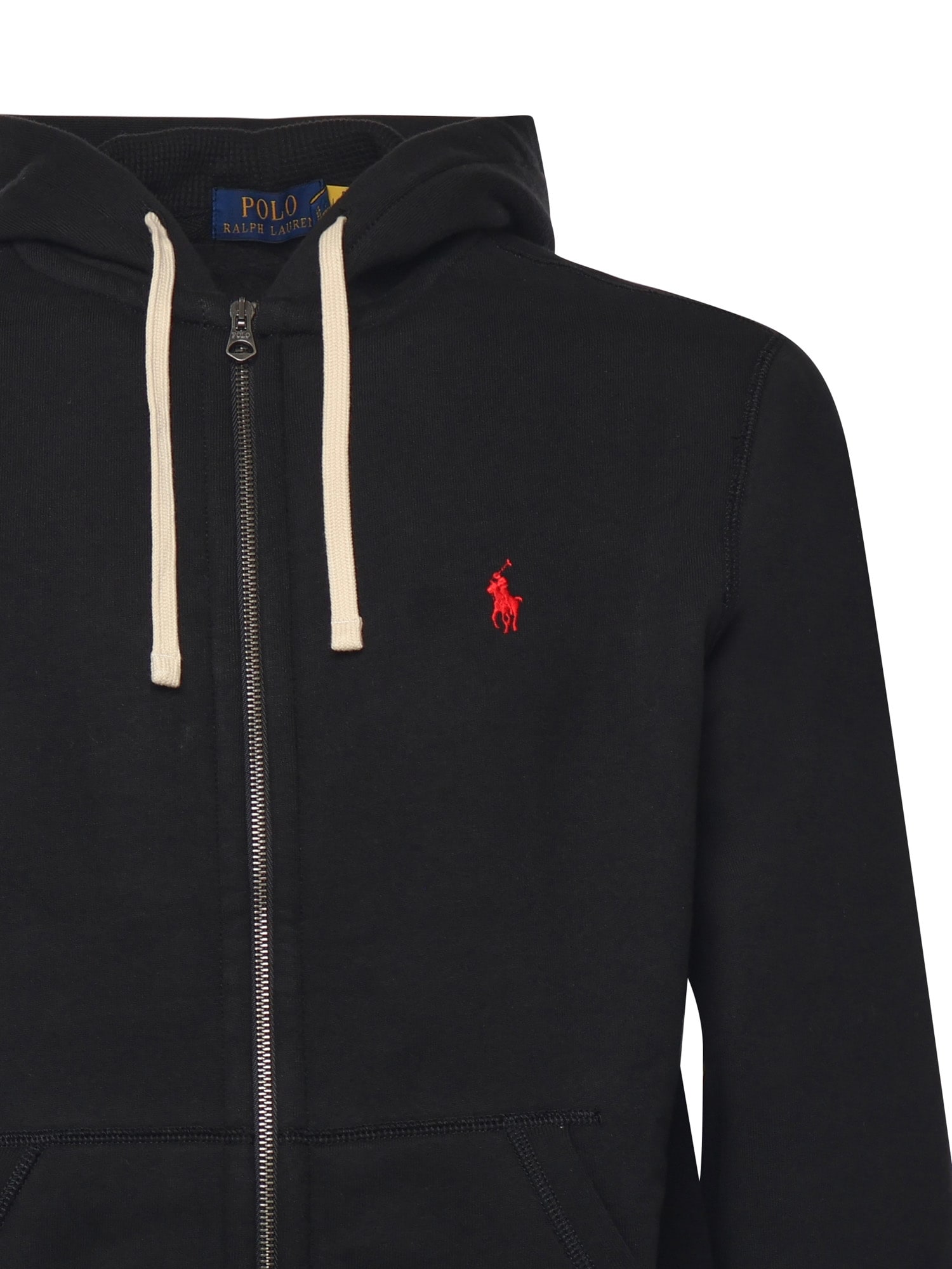 Ralph Lauren Cotton Sweatshirt In Black