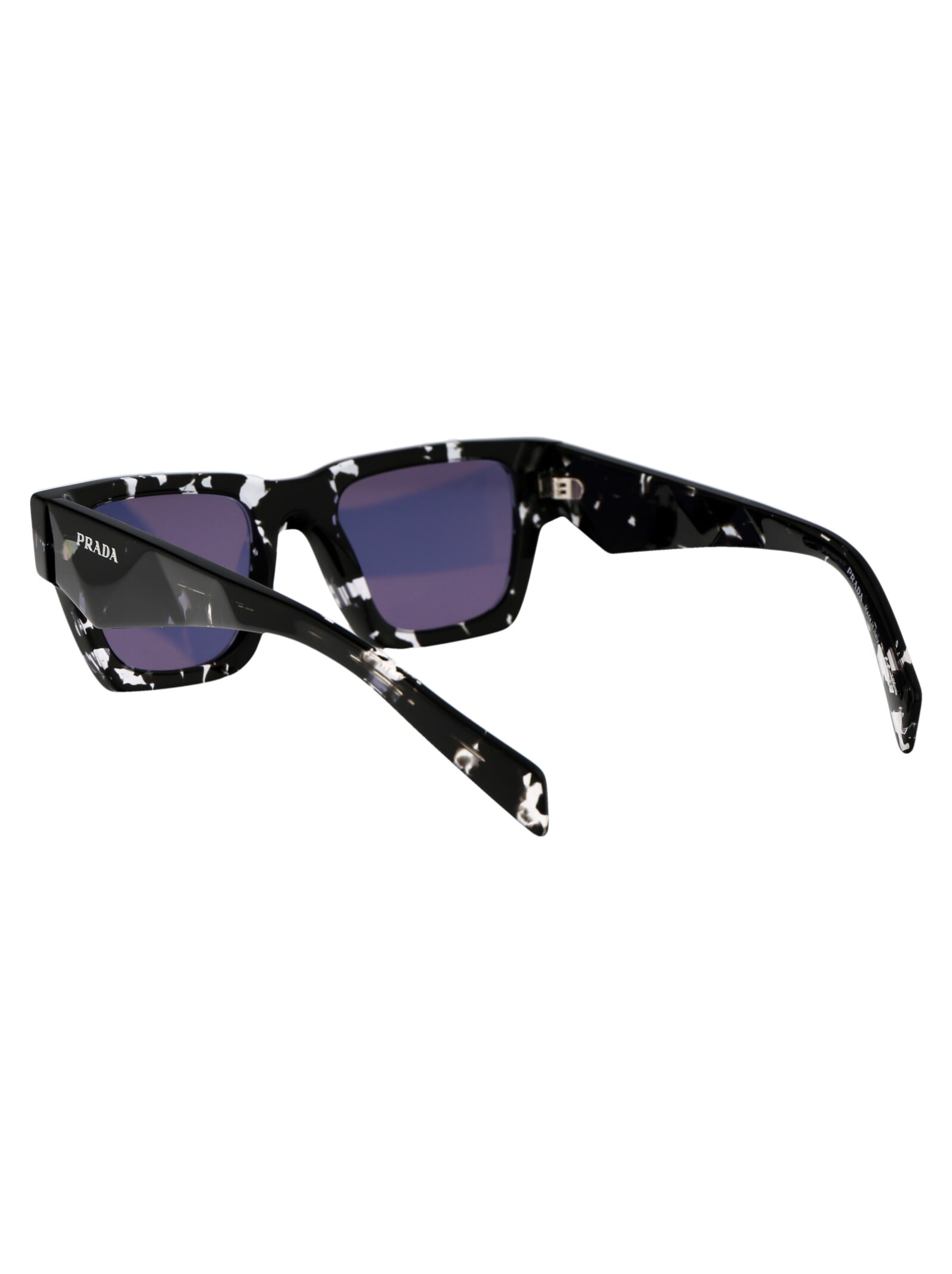 Shop Prada 0pr A06s Sunglasses In 15o50b Tortoise Black Crystal