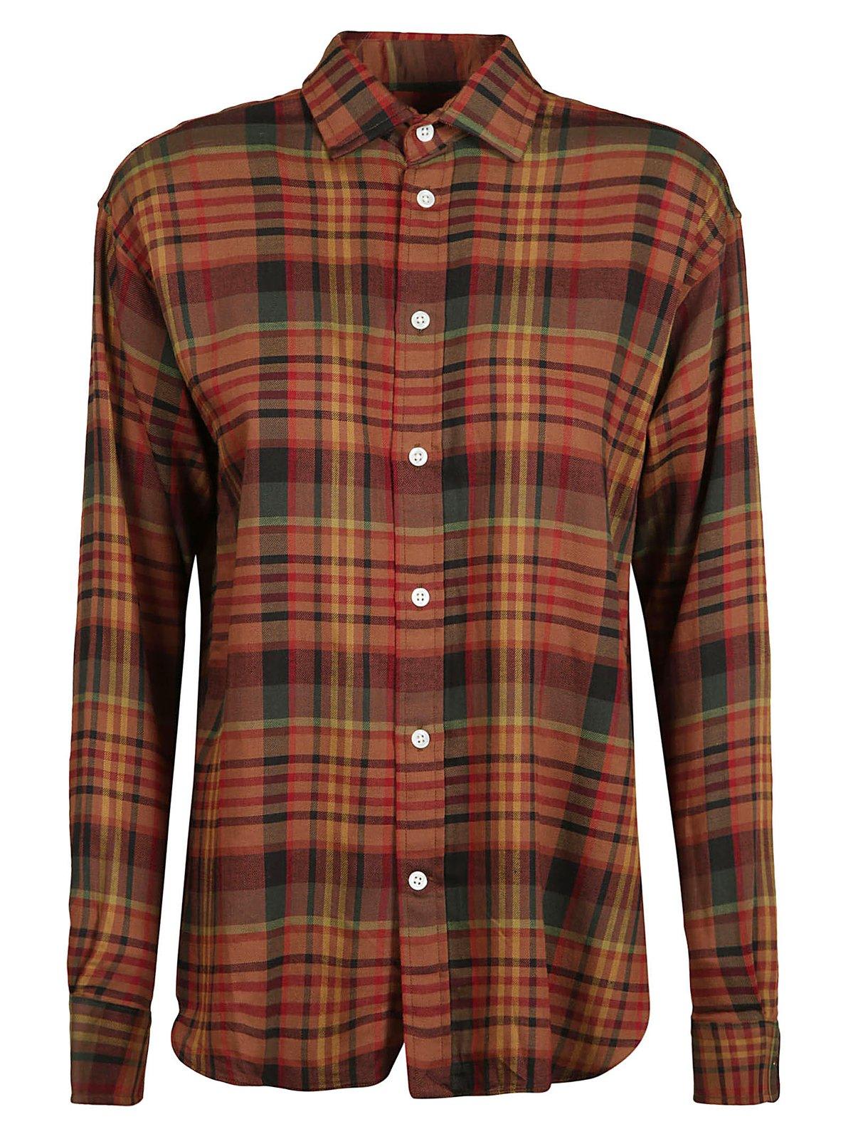 Ralph Lauren Checked Buttoned Long-sleeved Shirt