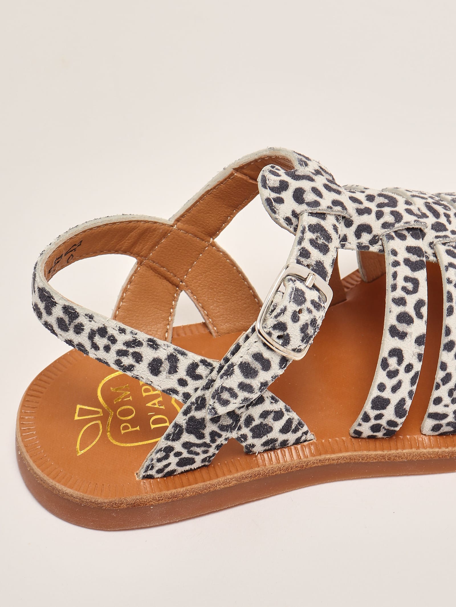 Pom D'api Plagette Leopard-print Leather Sandals In Animal Print