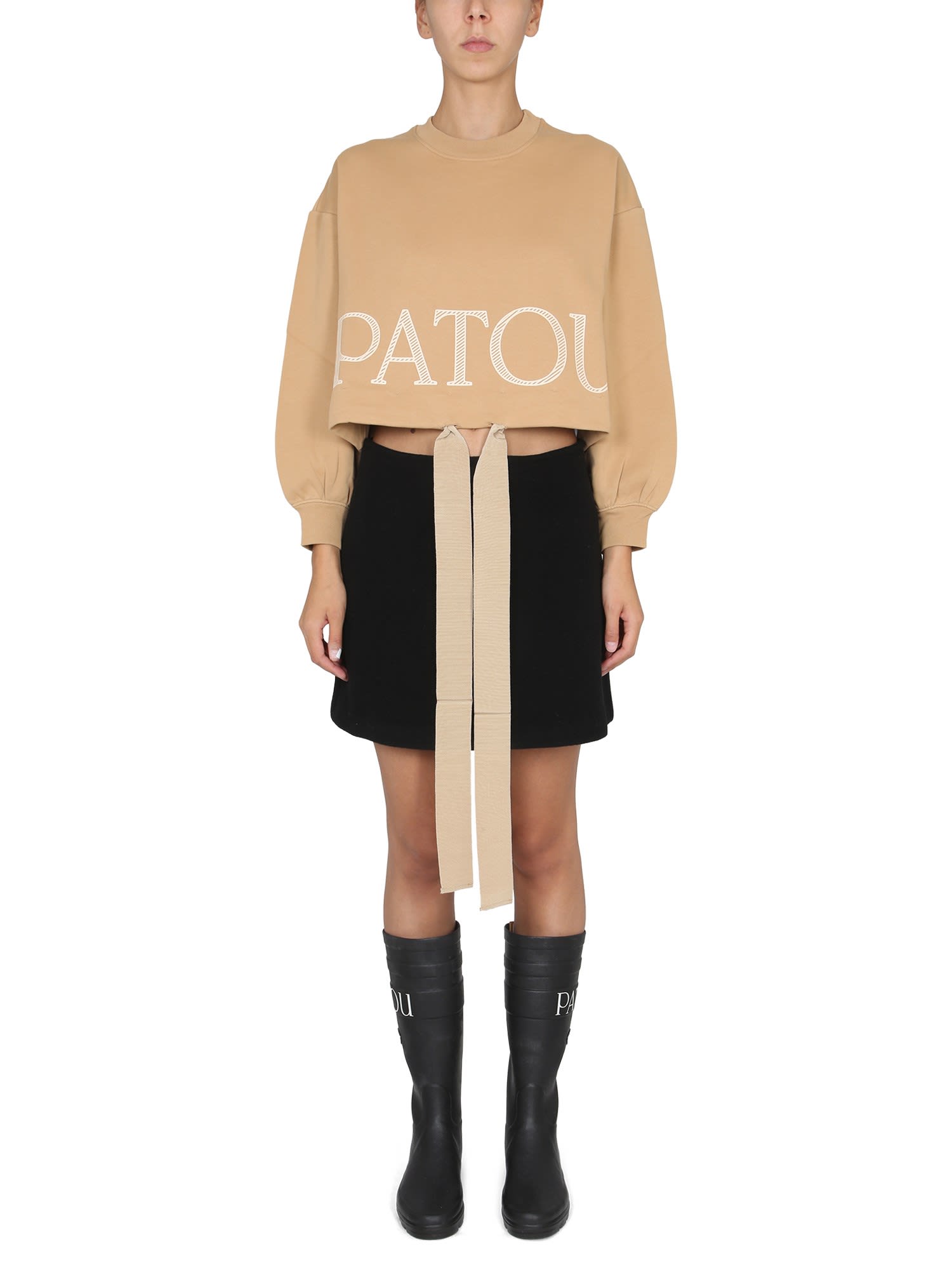 Patou Short Sweatshirt With Logo