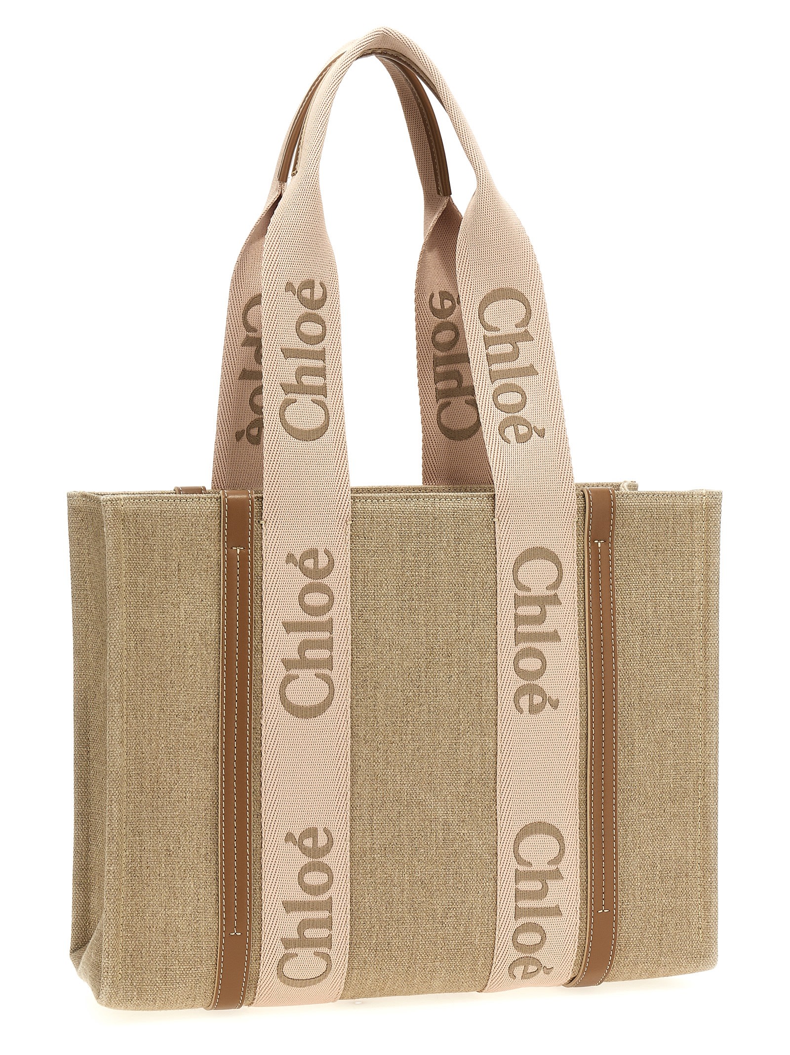 CHLOÉ WOODY MEDIUM SHOPPING BAG