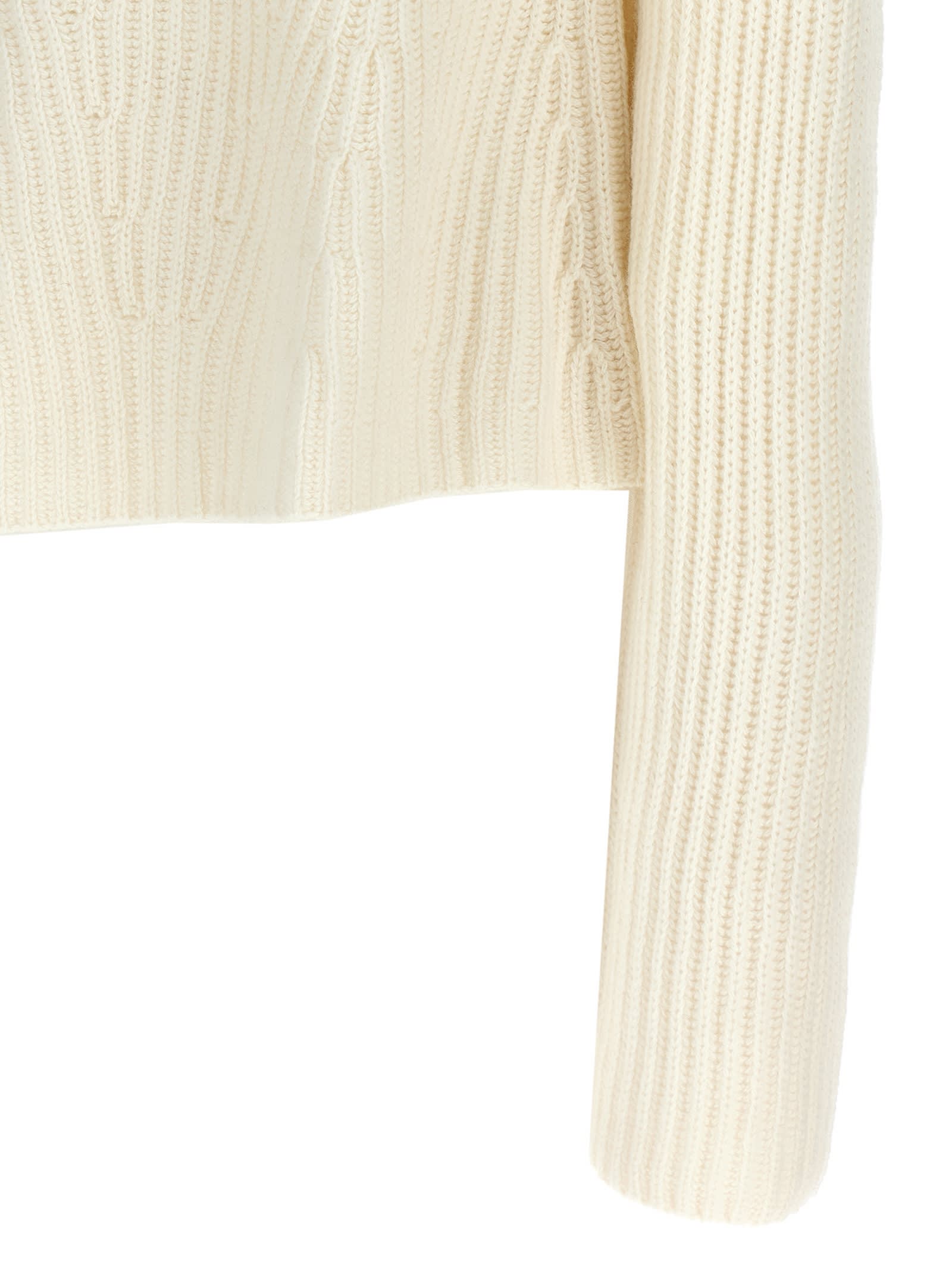 Shop Loulou Studio Cosmo Sweater In White