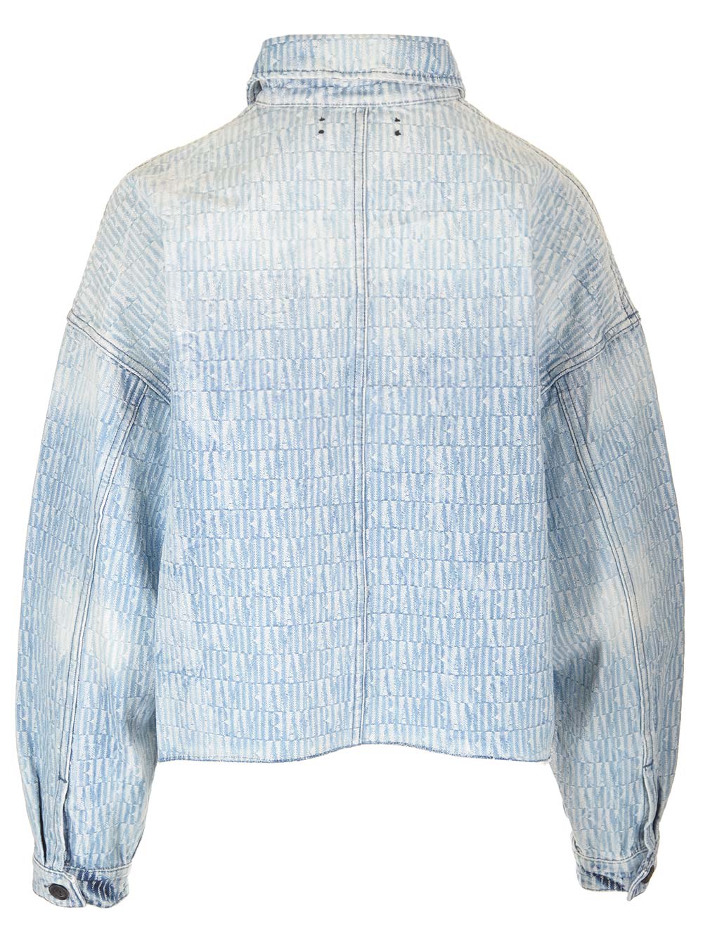 Shop Amiri Stonewashed Denim Jacket In Blue