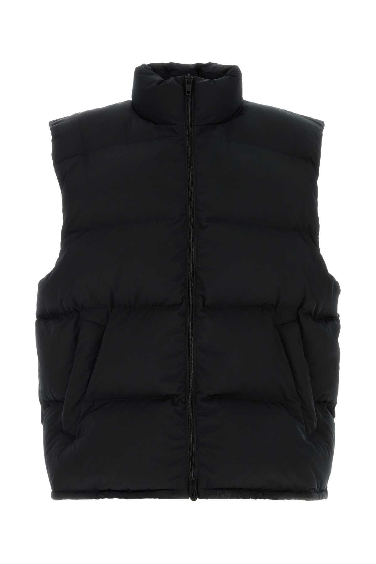 Black Polyester Padded Jacket