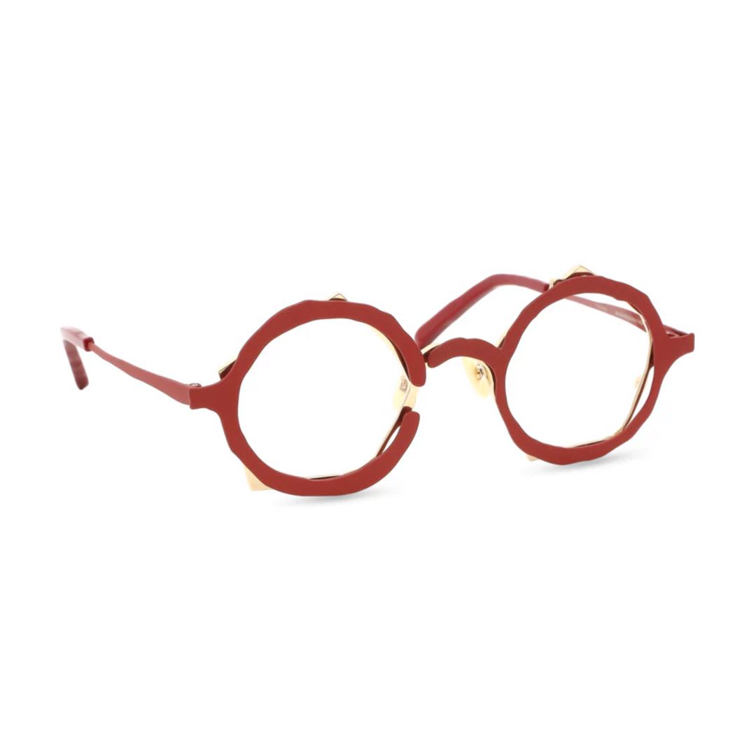 Masahiro Maruyama Round-frame Glasses In Brown