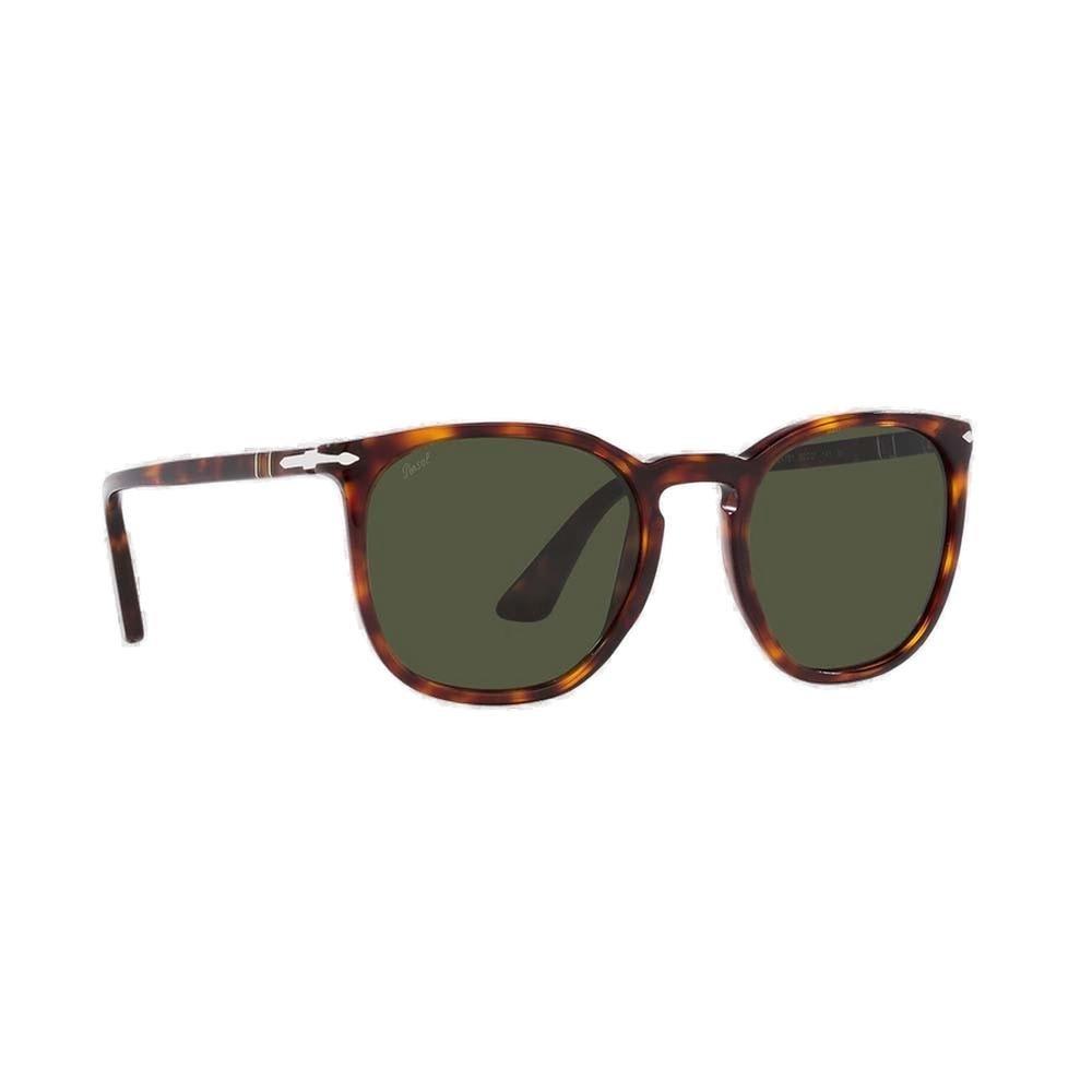 Shop Persol Rectangle-frame Sunglasses In 24/31