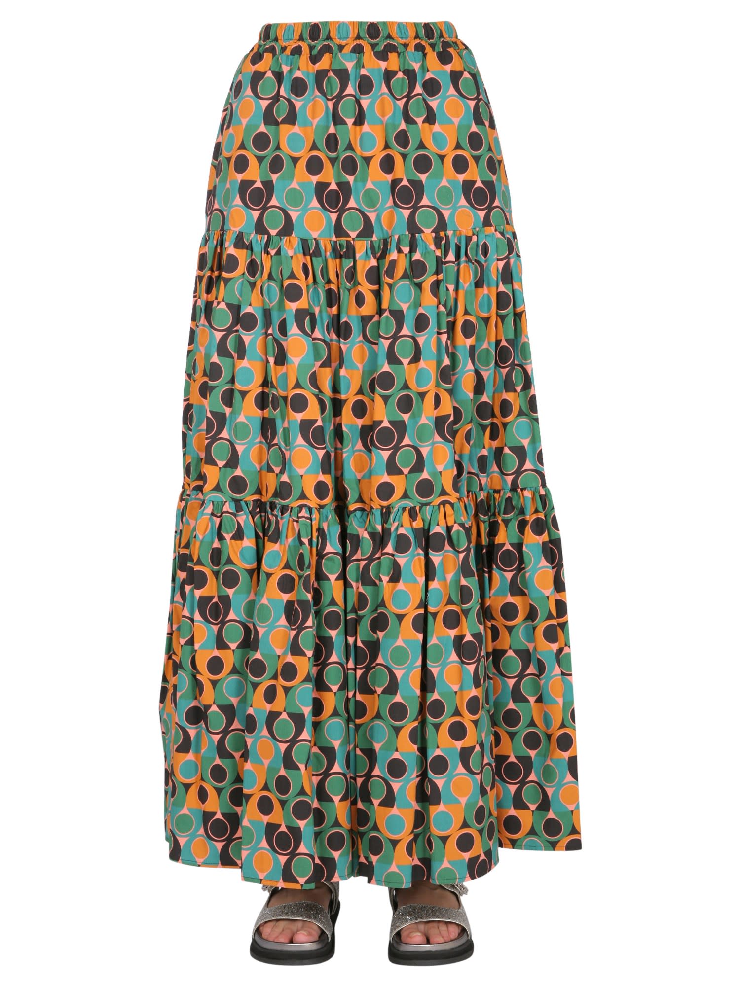 La DoubleJ Gumball Skirt With Deco Print