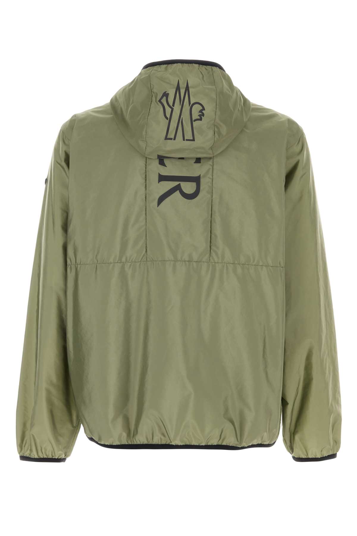 Moncler Hooded Nylon Jacket Side Pockets In 82g