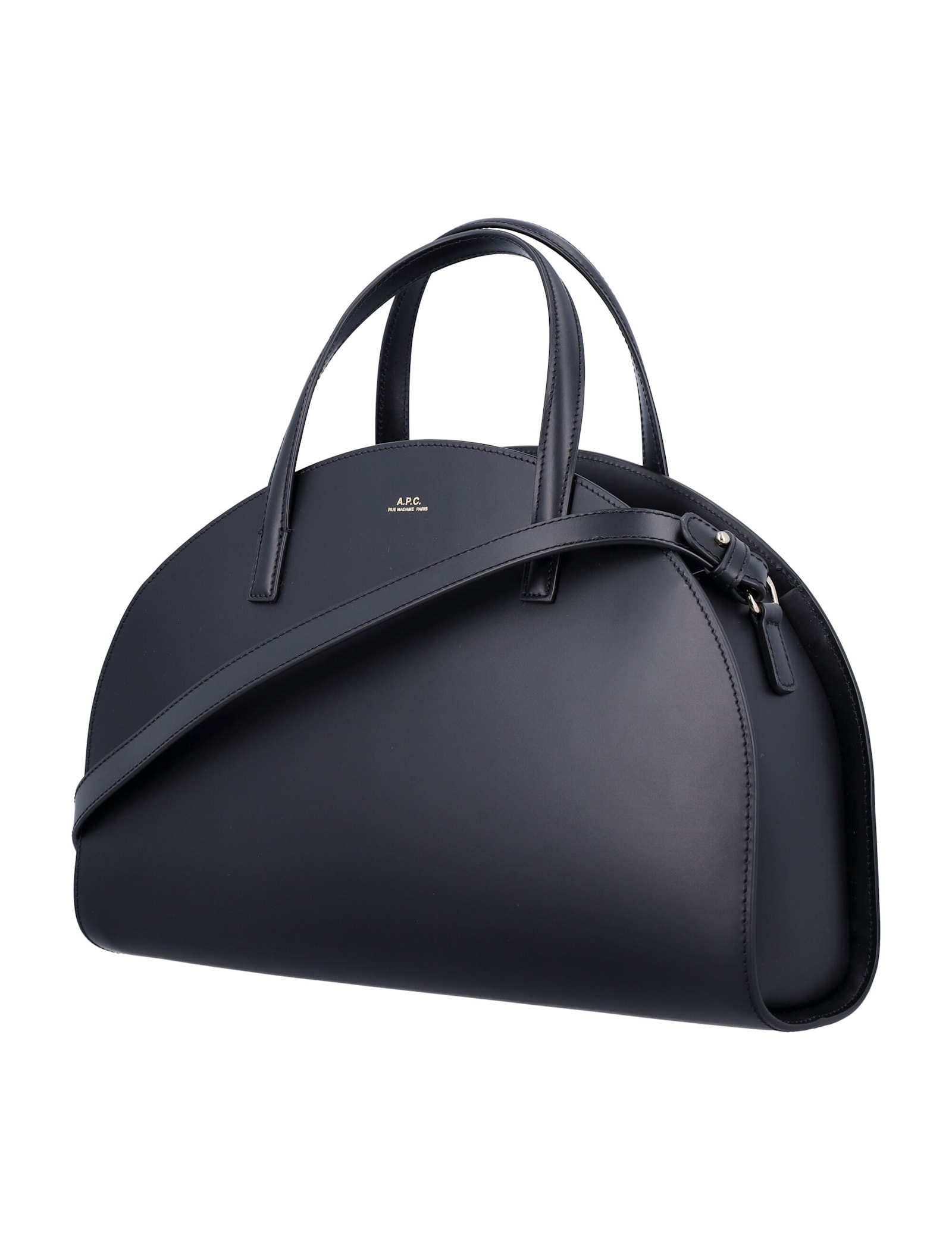 Apc Black Demi-lune Tote In Black