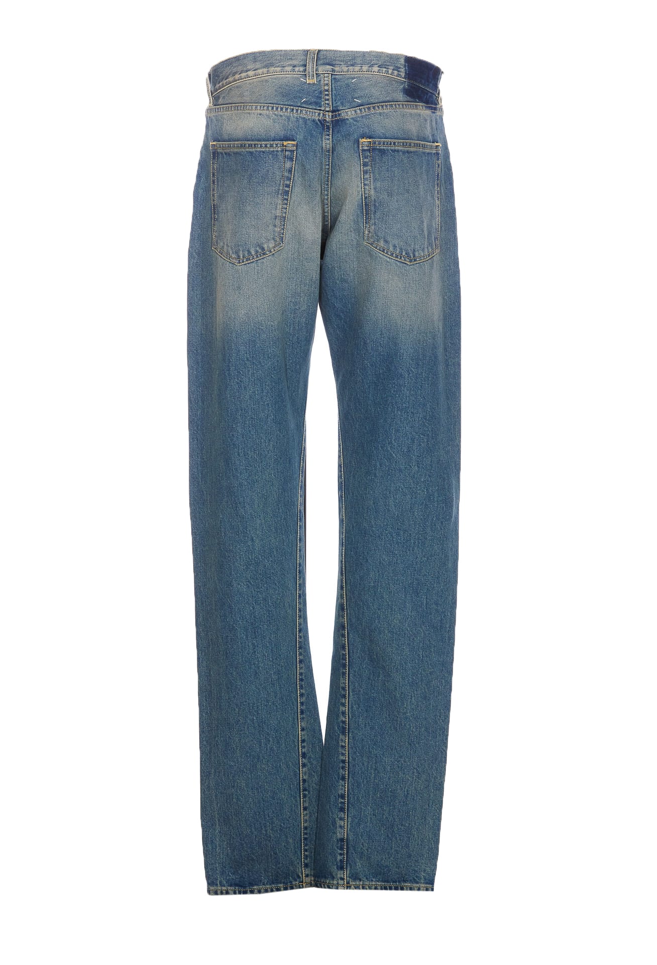 Shop Maison Margiela Jeans In Blue