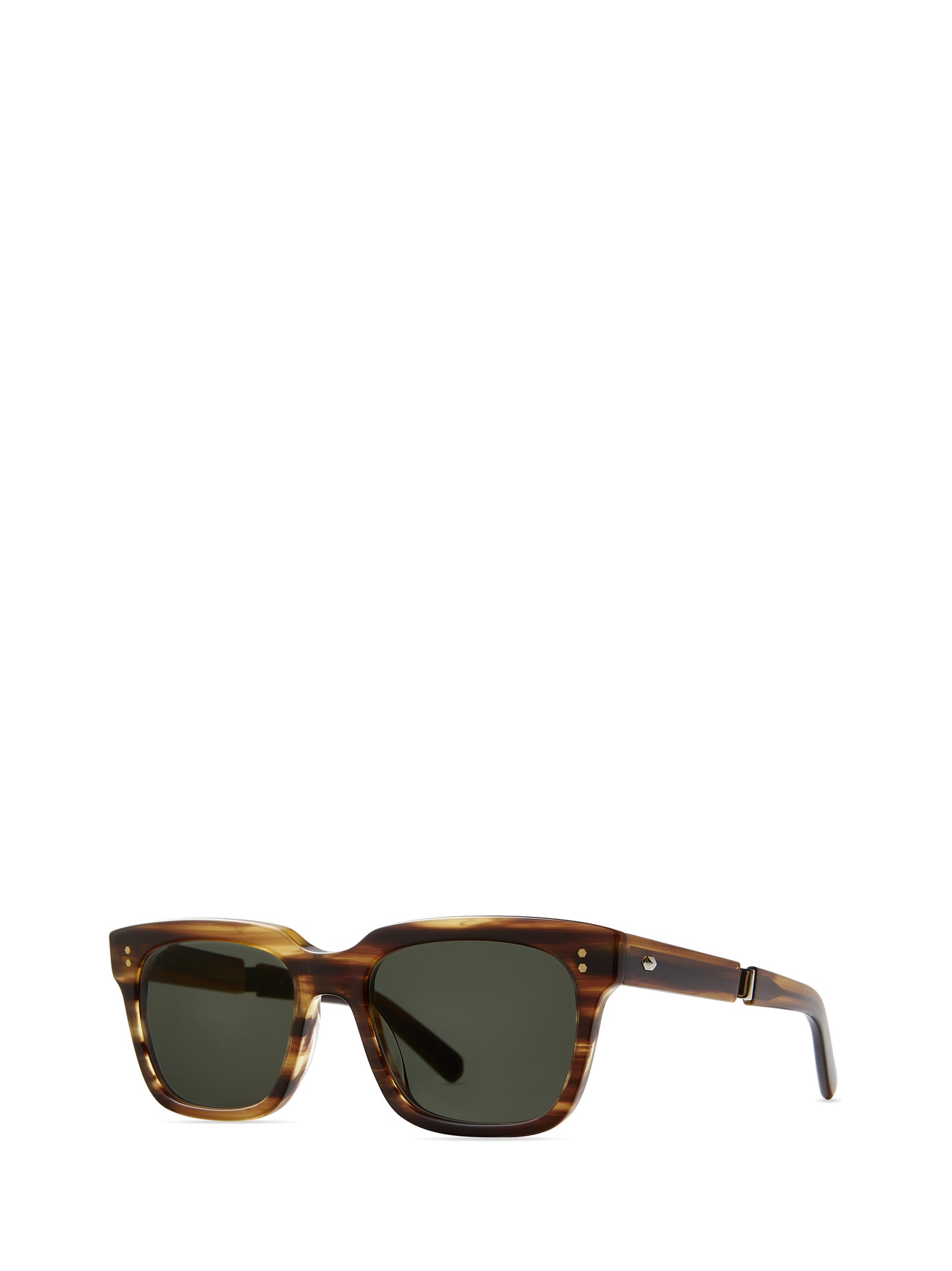 Shop Mr Leight Arnie S Koa-white Gold Sunglasses