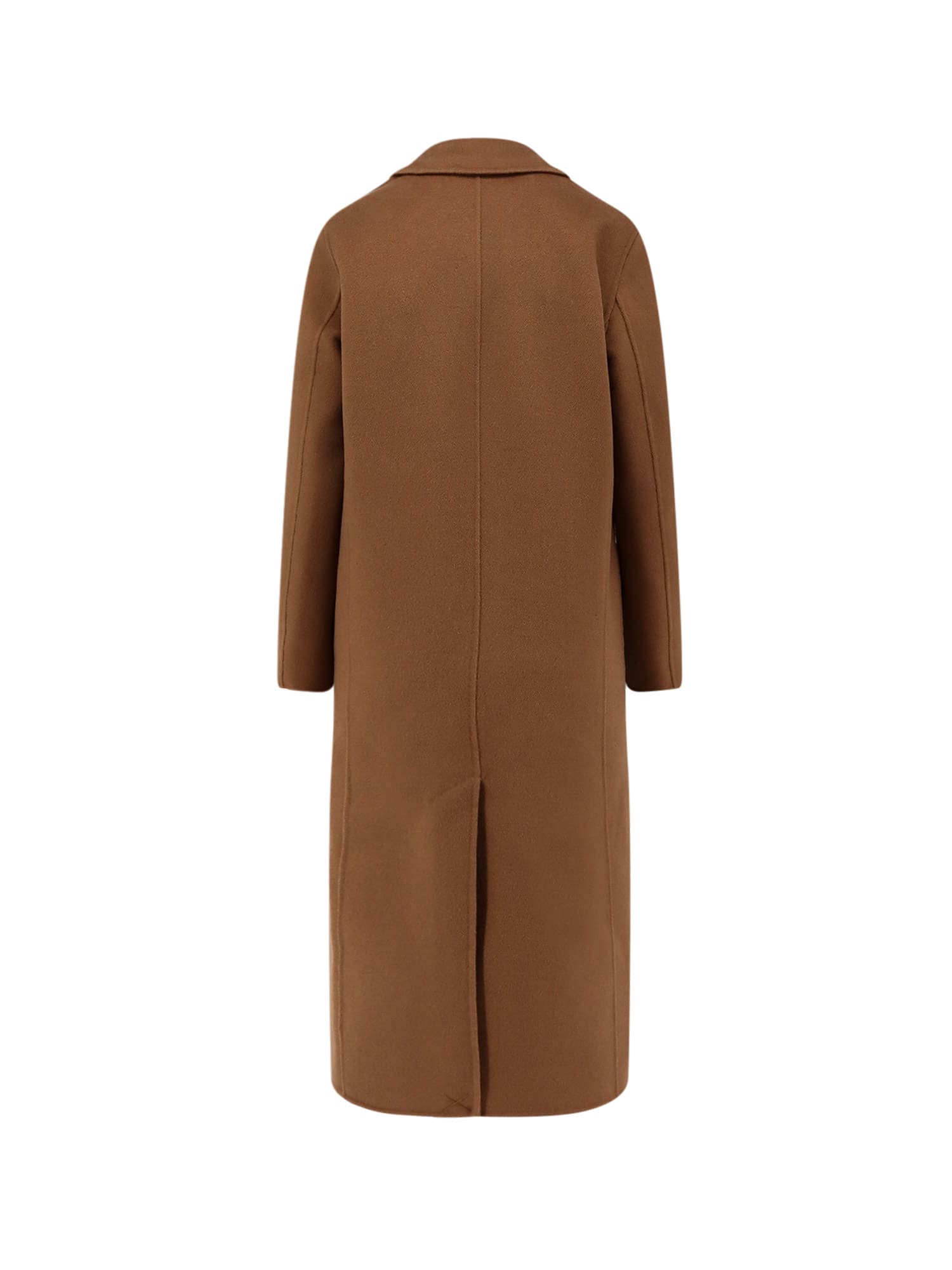 Paltò Elsa Db Wool Coat In Brown